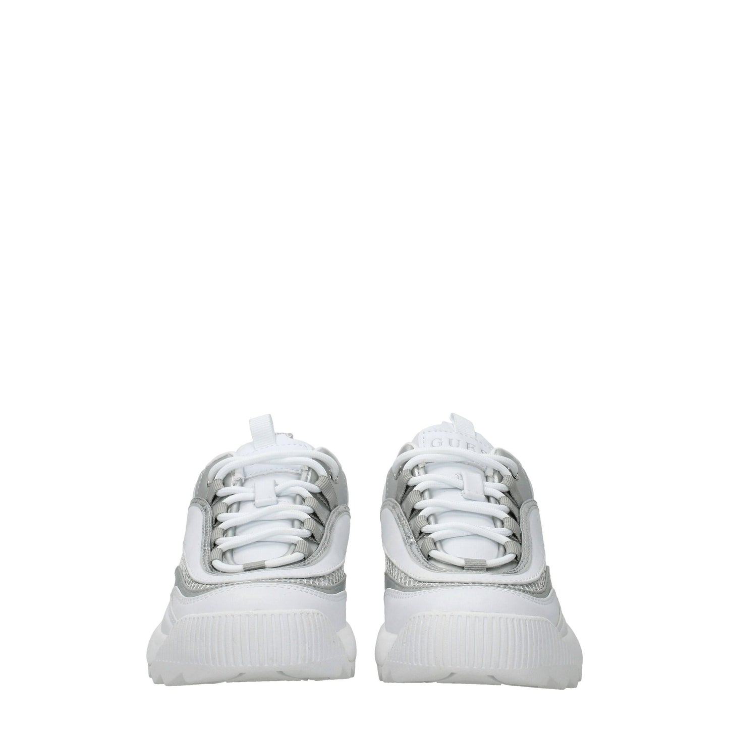 Guess White Polyethylene Sneakers
