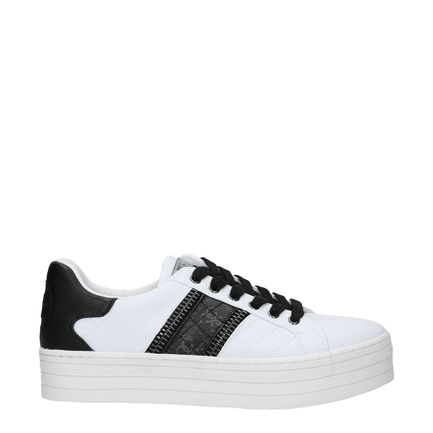 Guess White Polyethylene Sneakers