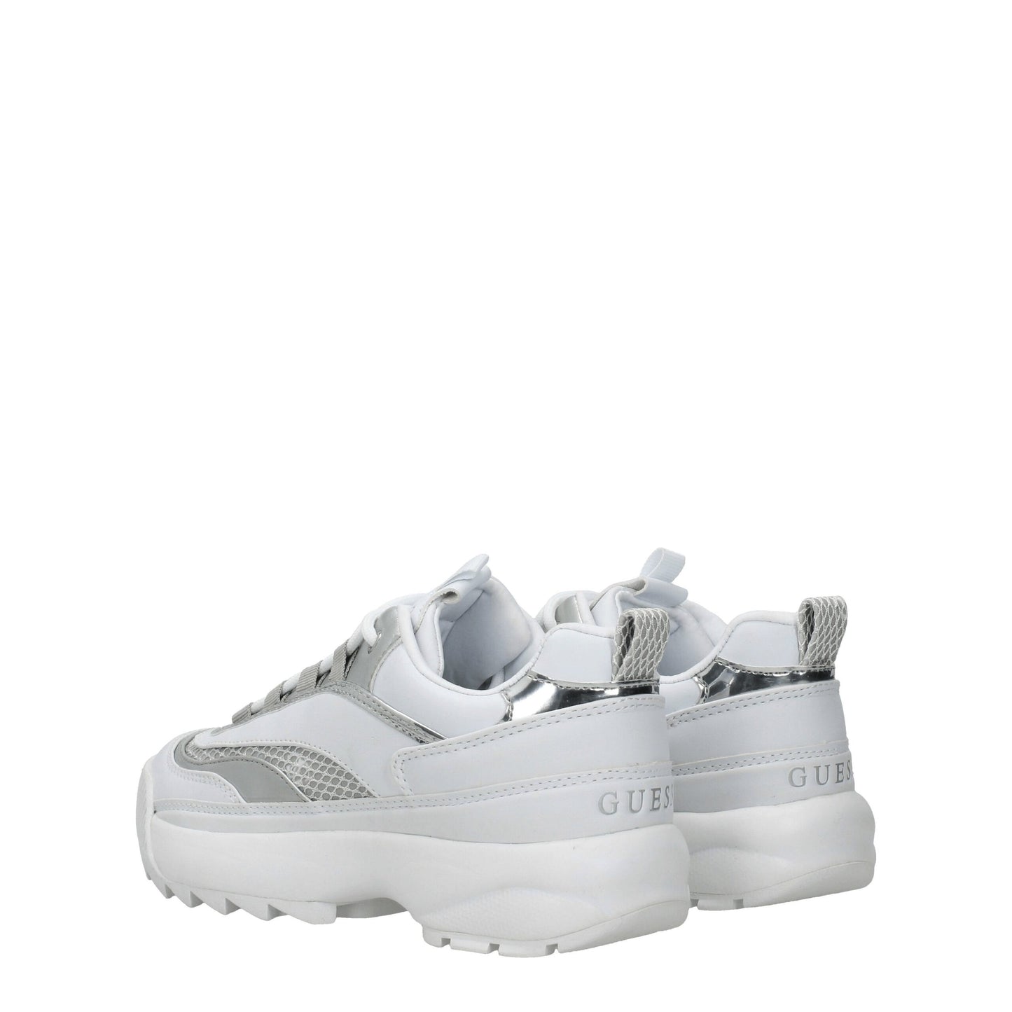 Guess White Polyethylene Sneakers
