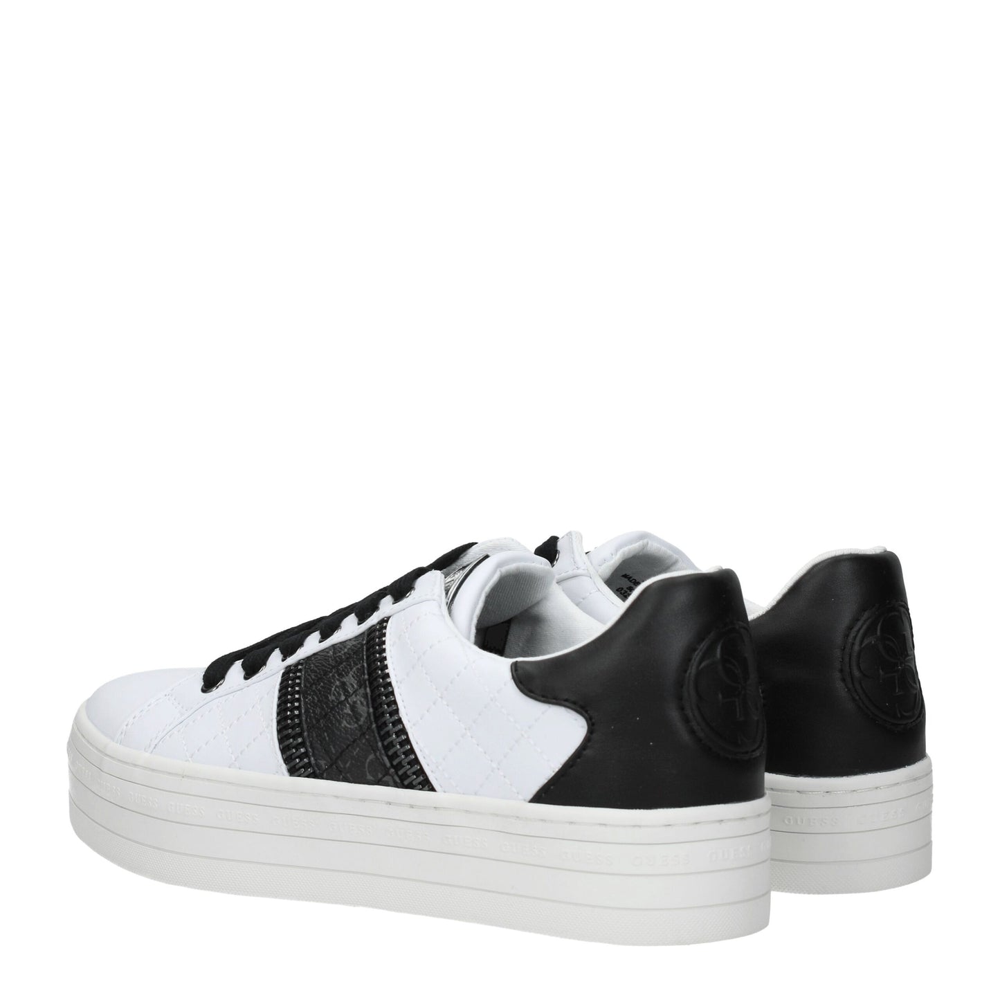 Guess White Polyethylene Sneakers