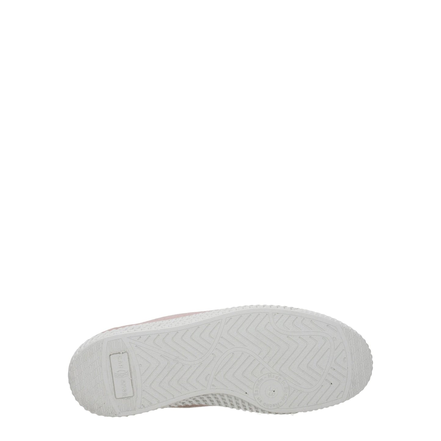 Car Shoe Pink Fabric Low Tops