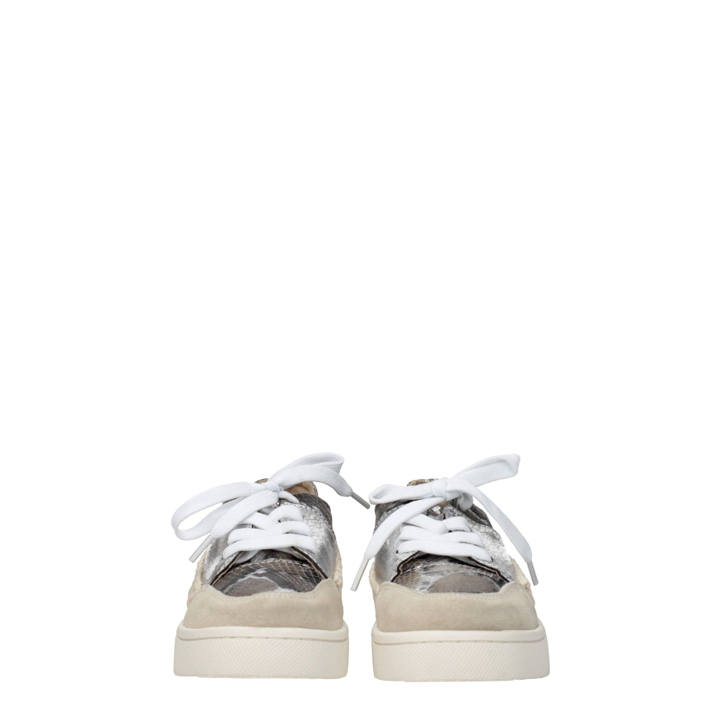 Mou Gray Leather Low Tops
