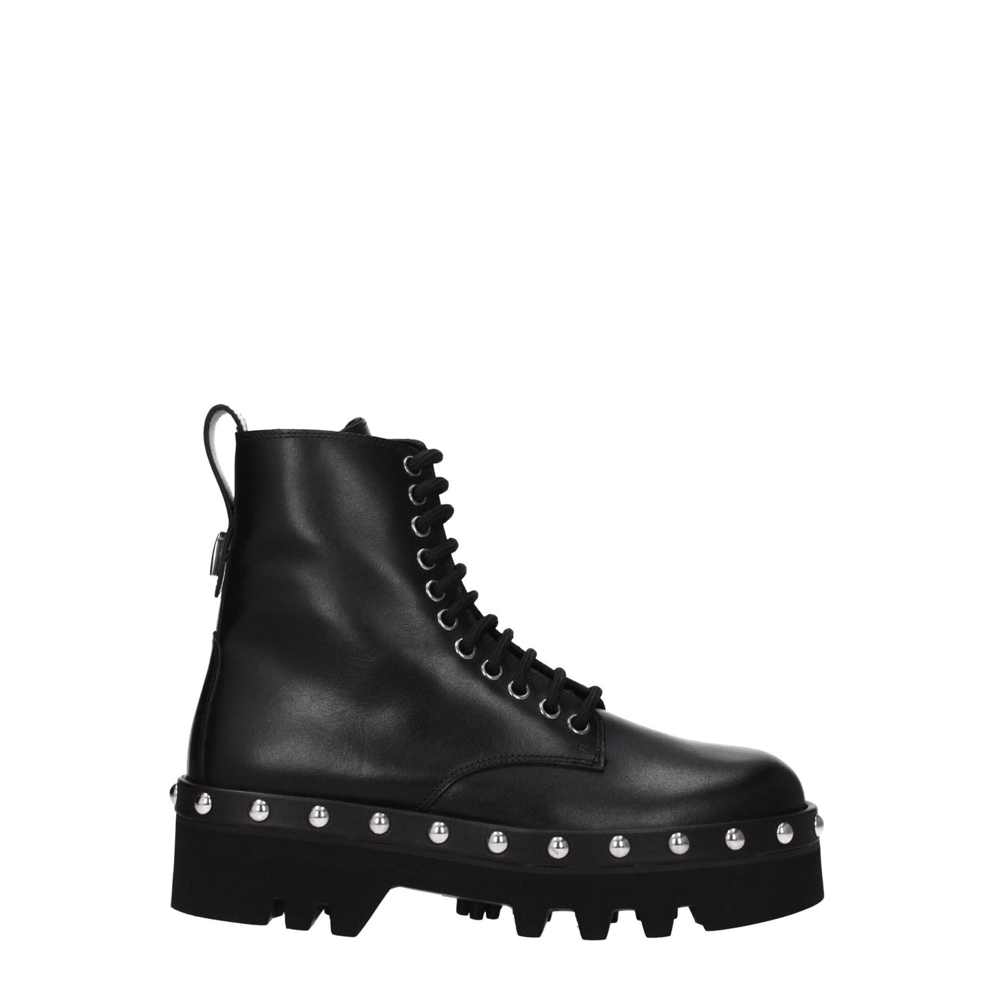 Furla Black Leather Ankle Boots