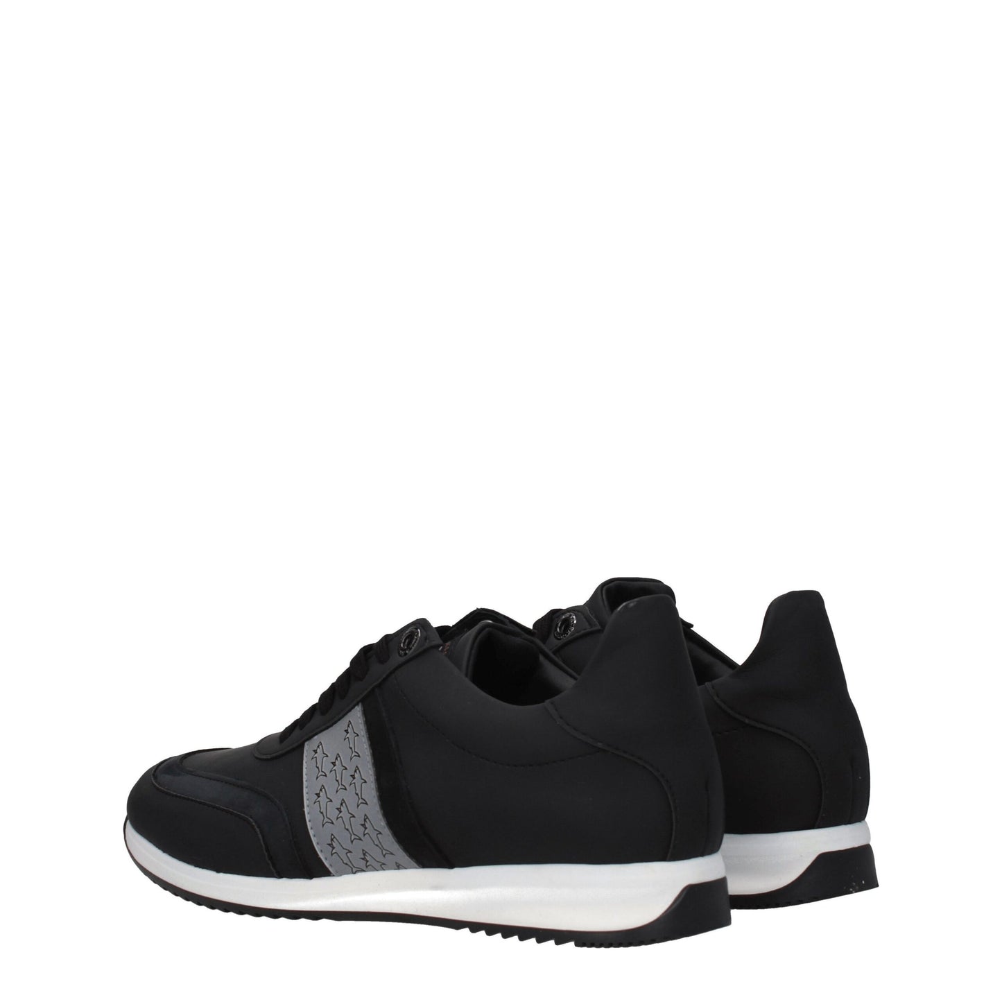 Paul & Shark Black Leather Sneakers