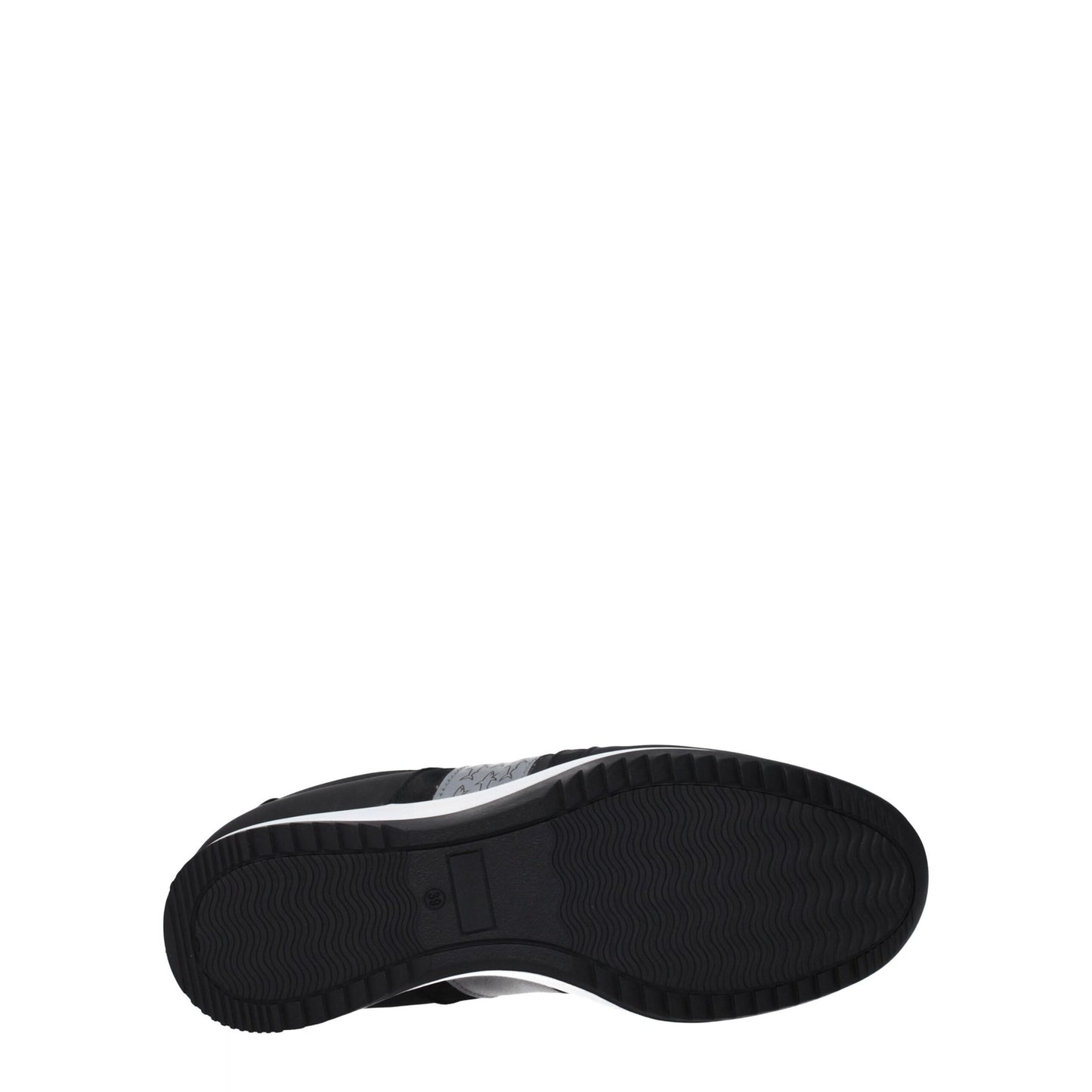 Paul & Shark Black Leather Sneakers