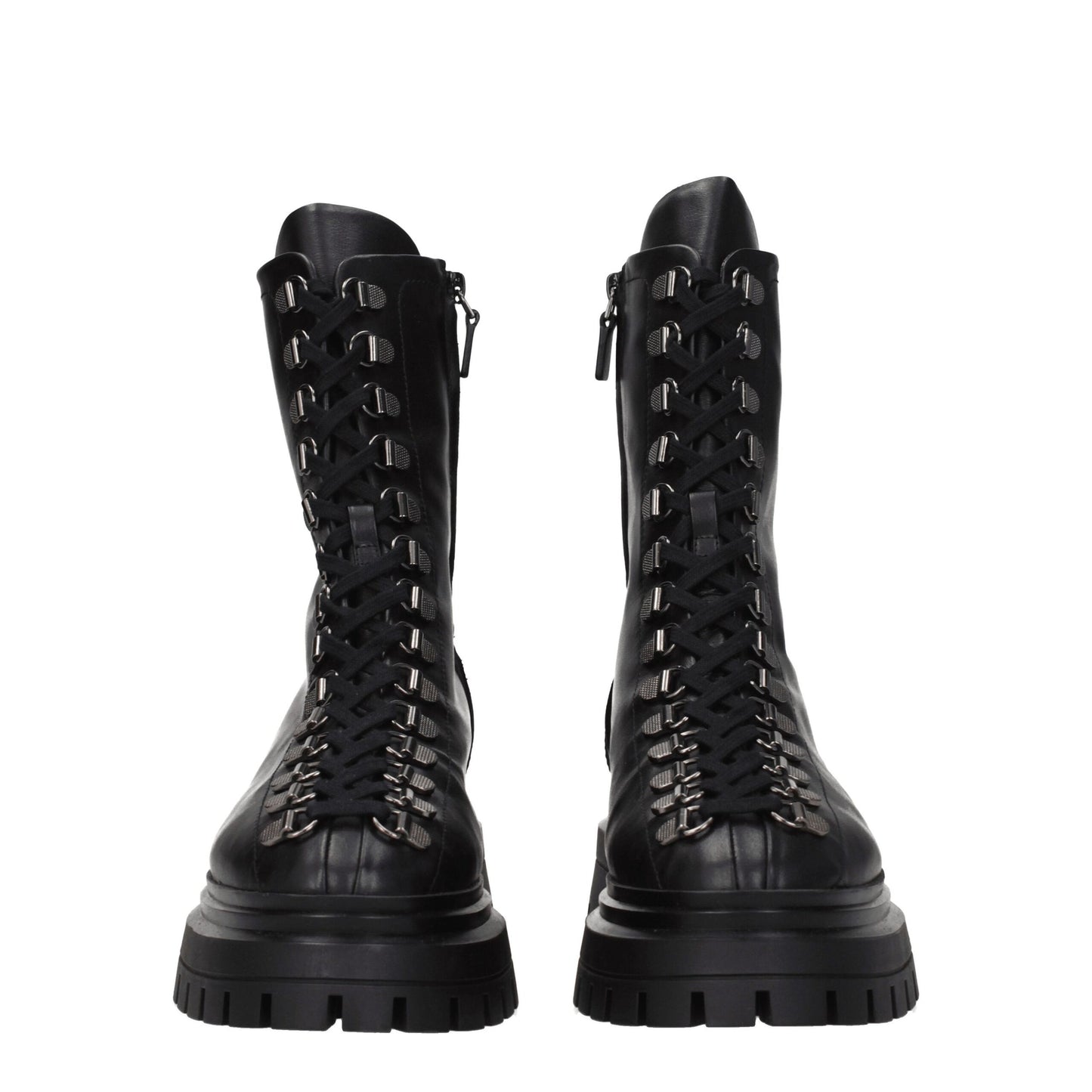 Stuart Weitzman Black Leather Ankle Boots