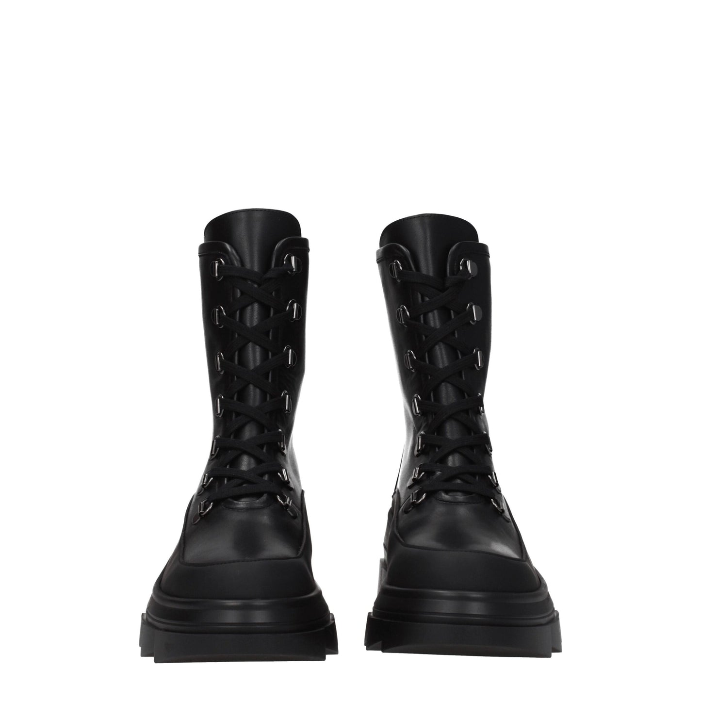 Stuart Weitzman Black Leather Ankle Boots