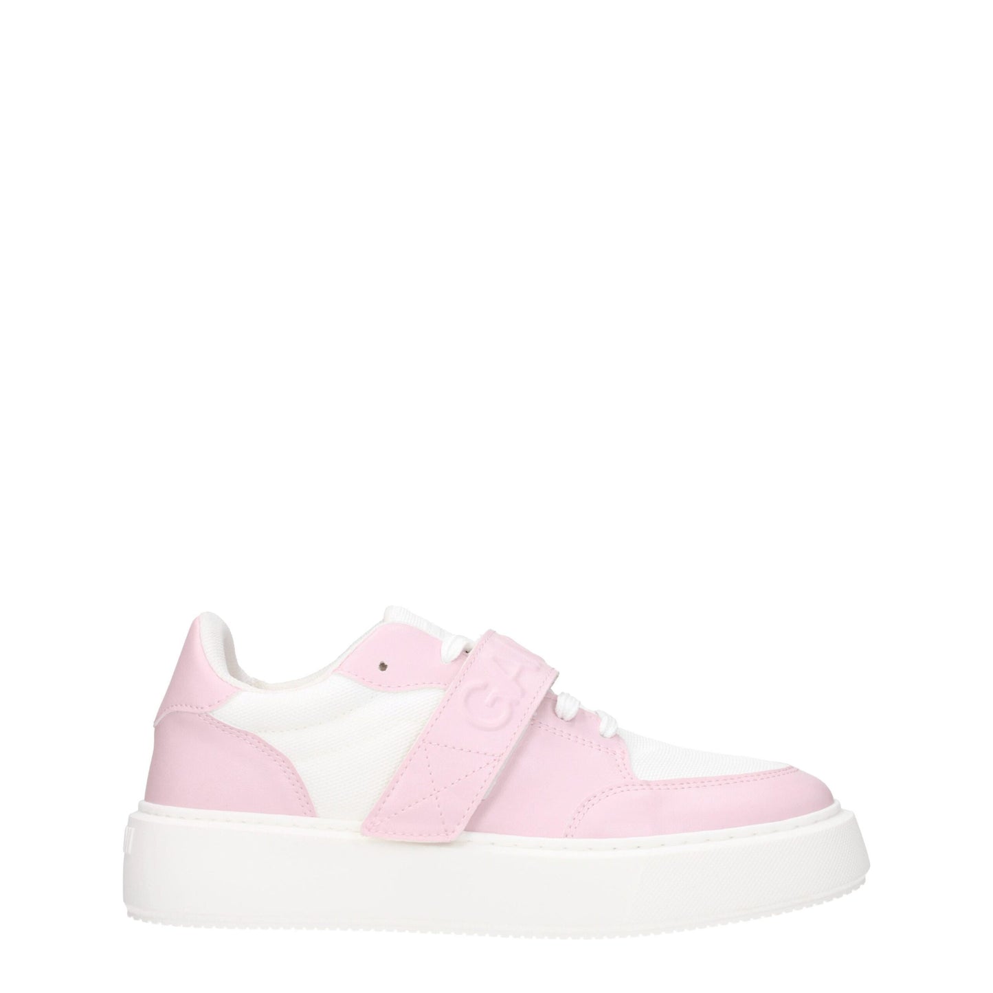 Ganni Pink Leather Sneakers