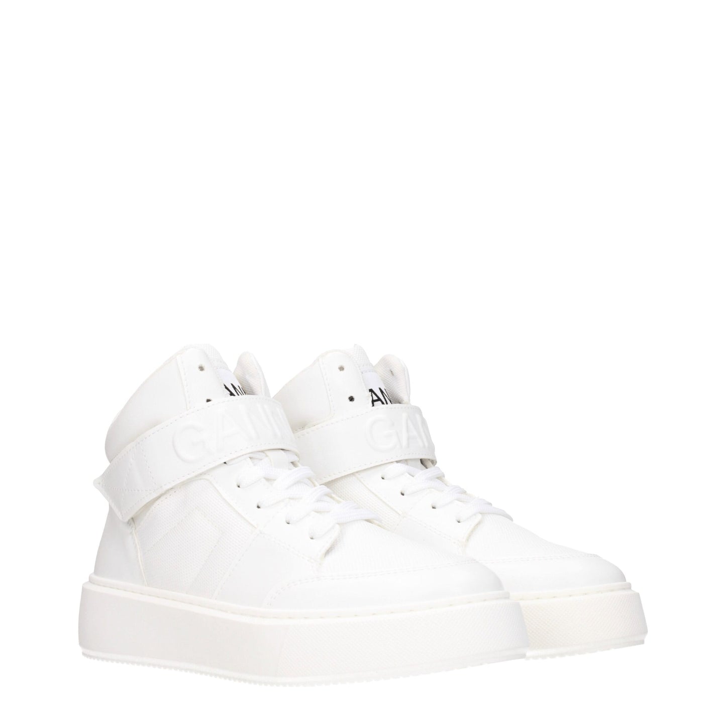 Ganni White Leather Sneakers
