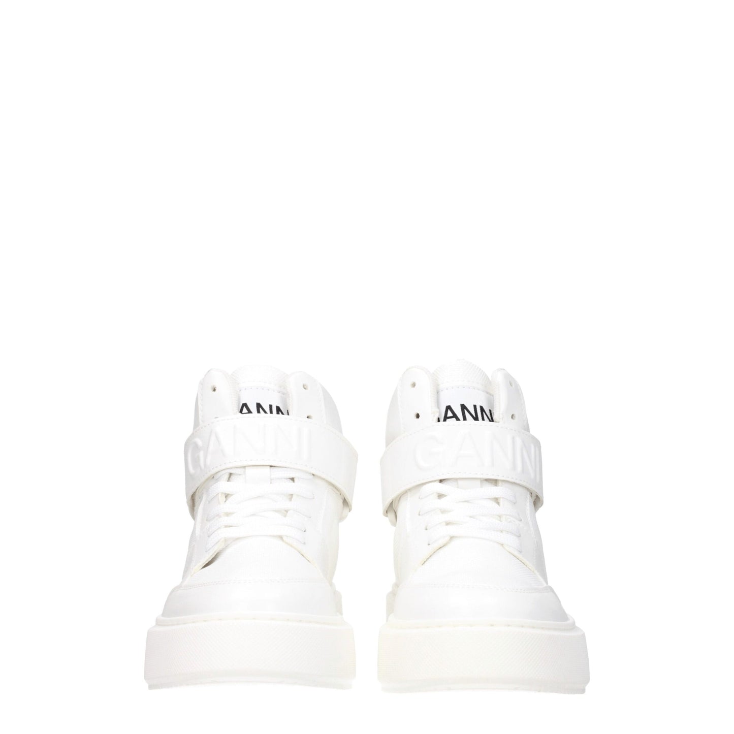 Ganni White Leather Sneakers