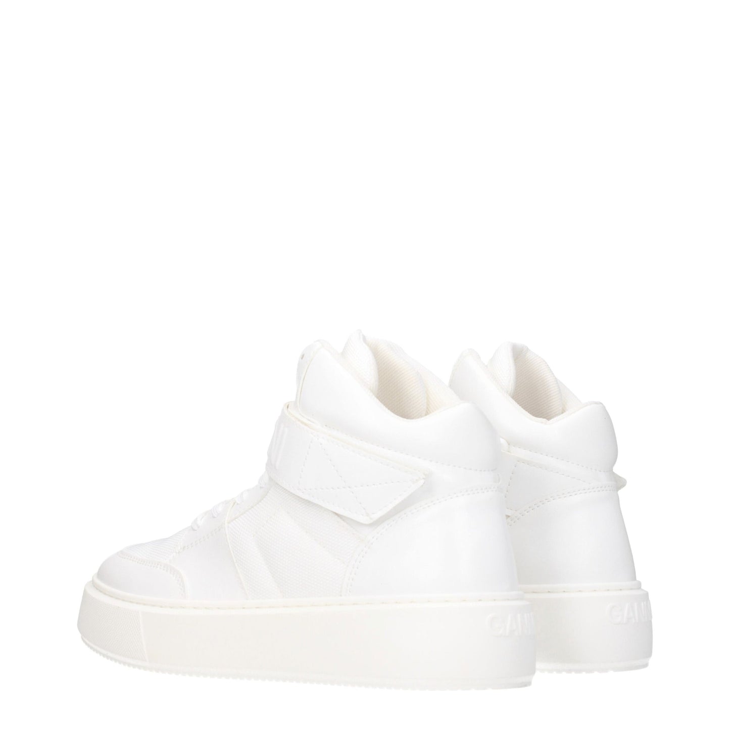 Ganni White Leather Sneakers