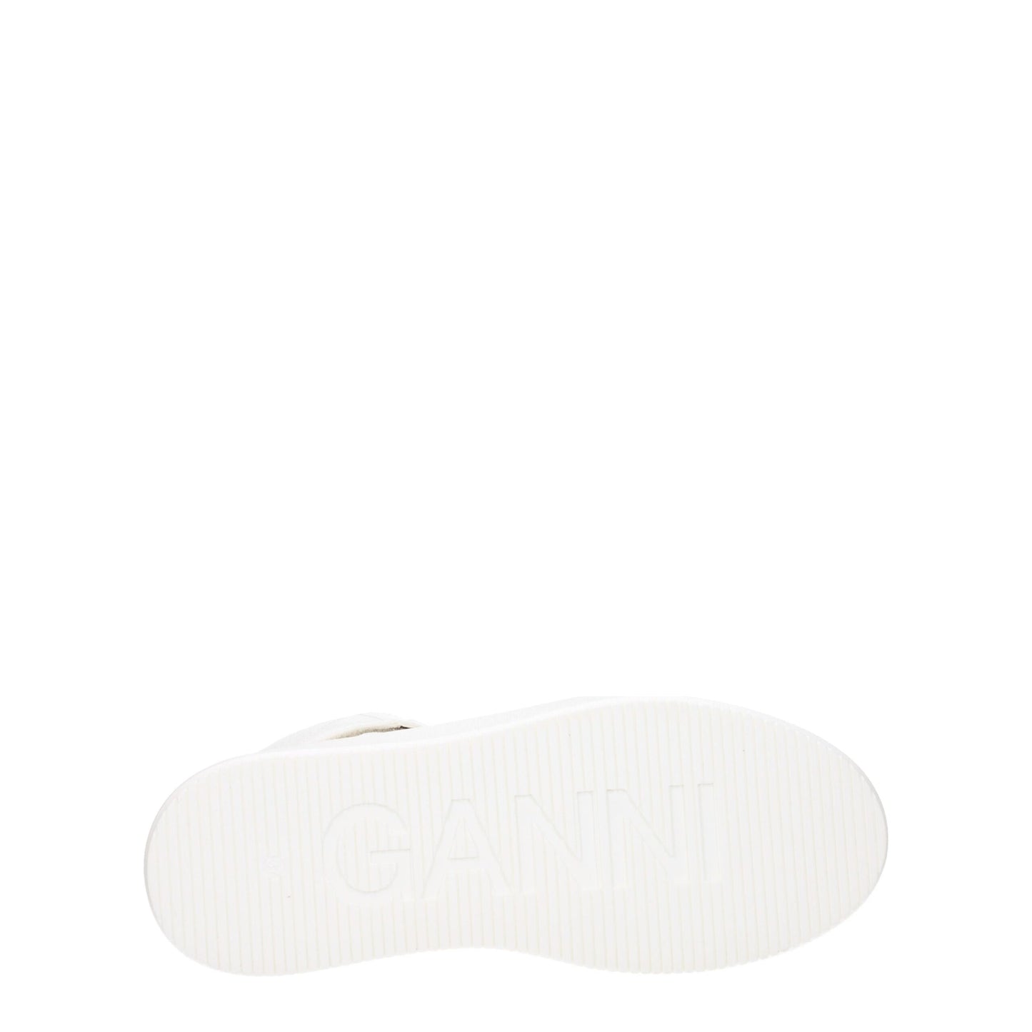 Ganni White Leather Sneakers
