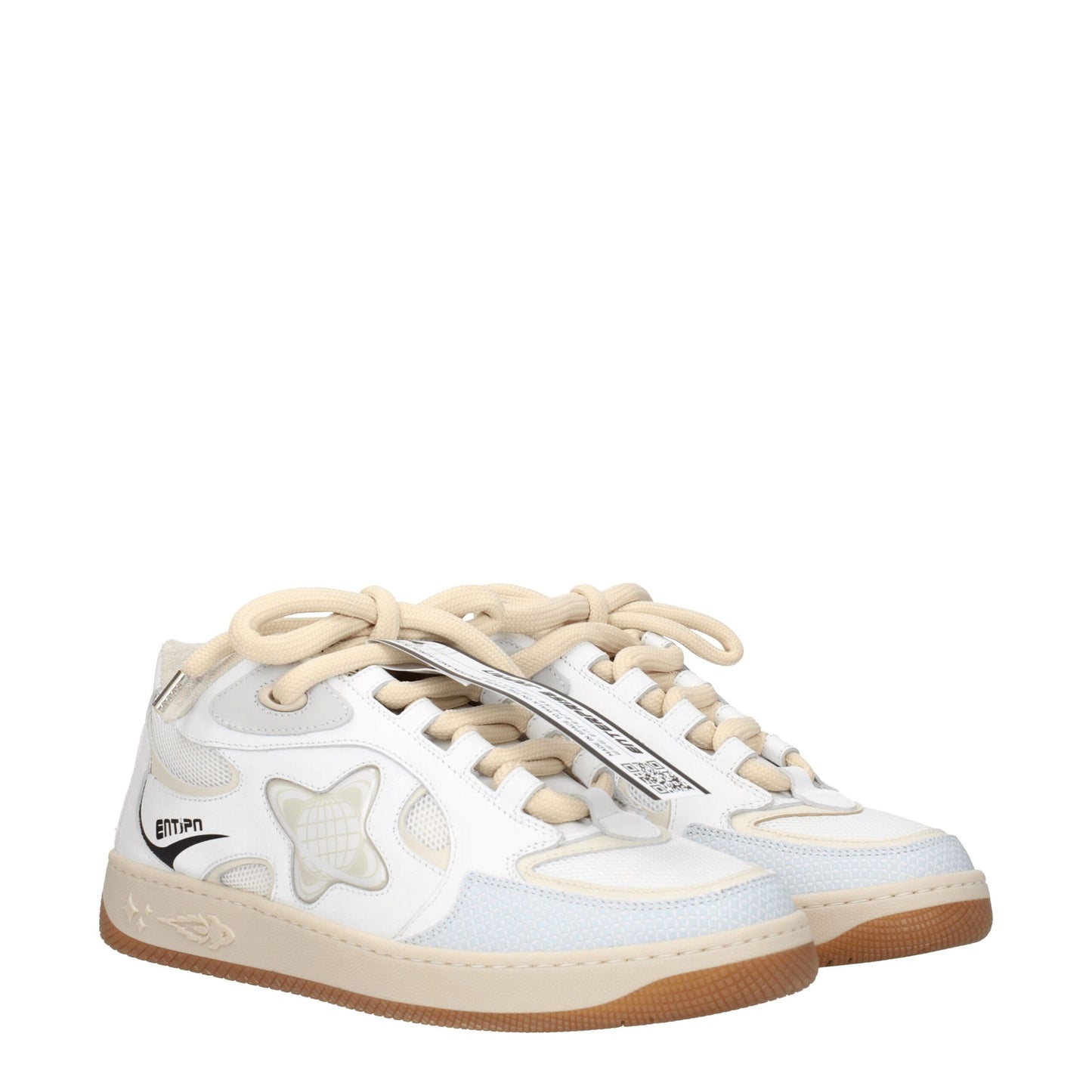 Enterprise Japan White Leather Sneakers