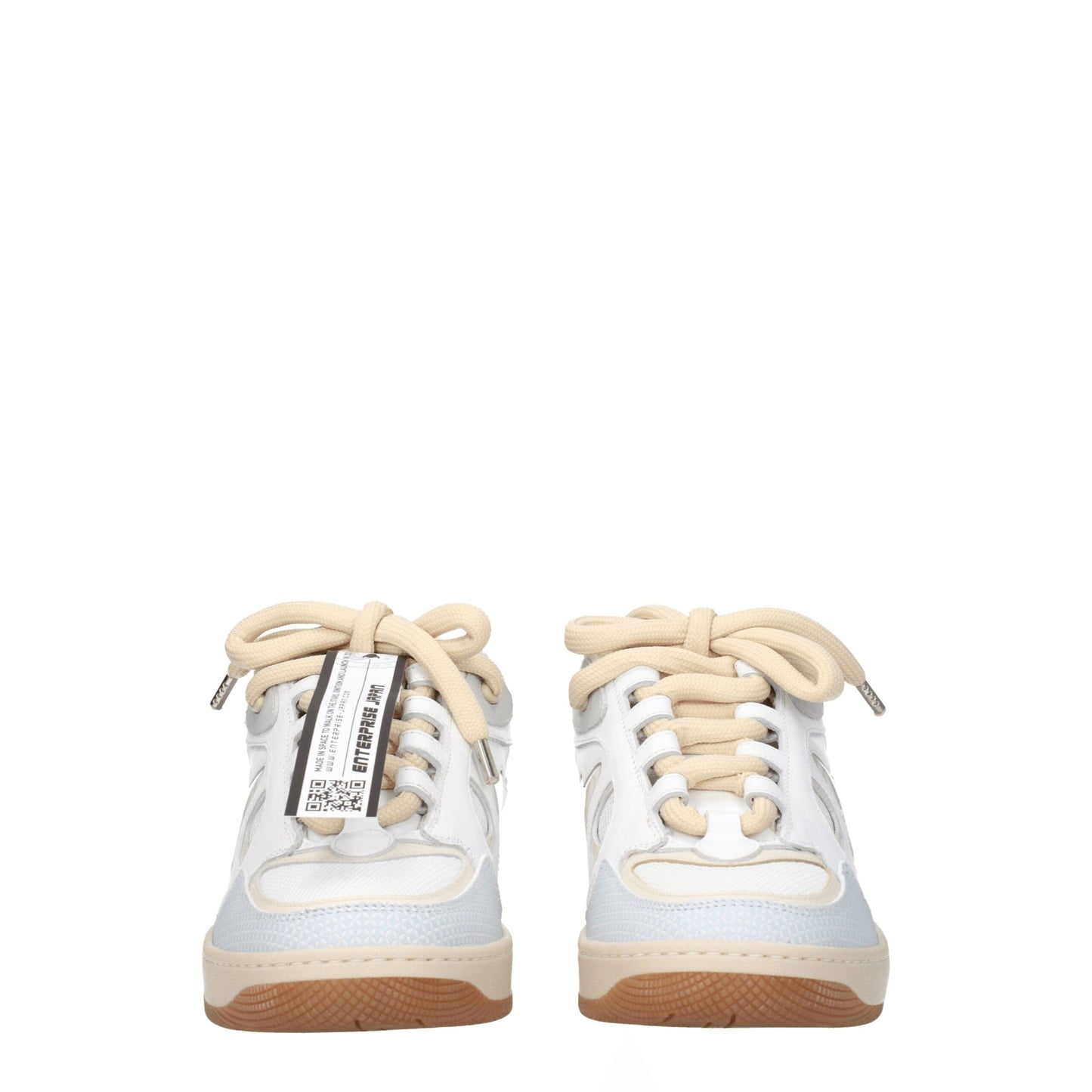 Enterprise Japan White Leather Sneakers