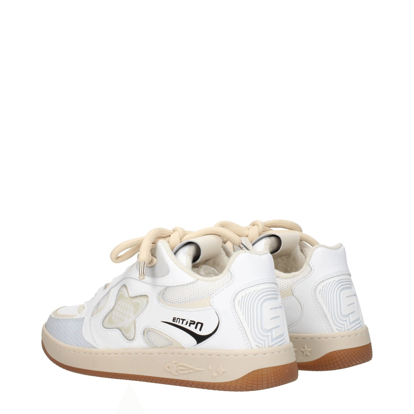 Enterprise Japan White Leather Sneakers