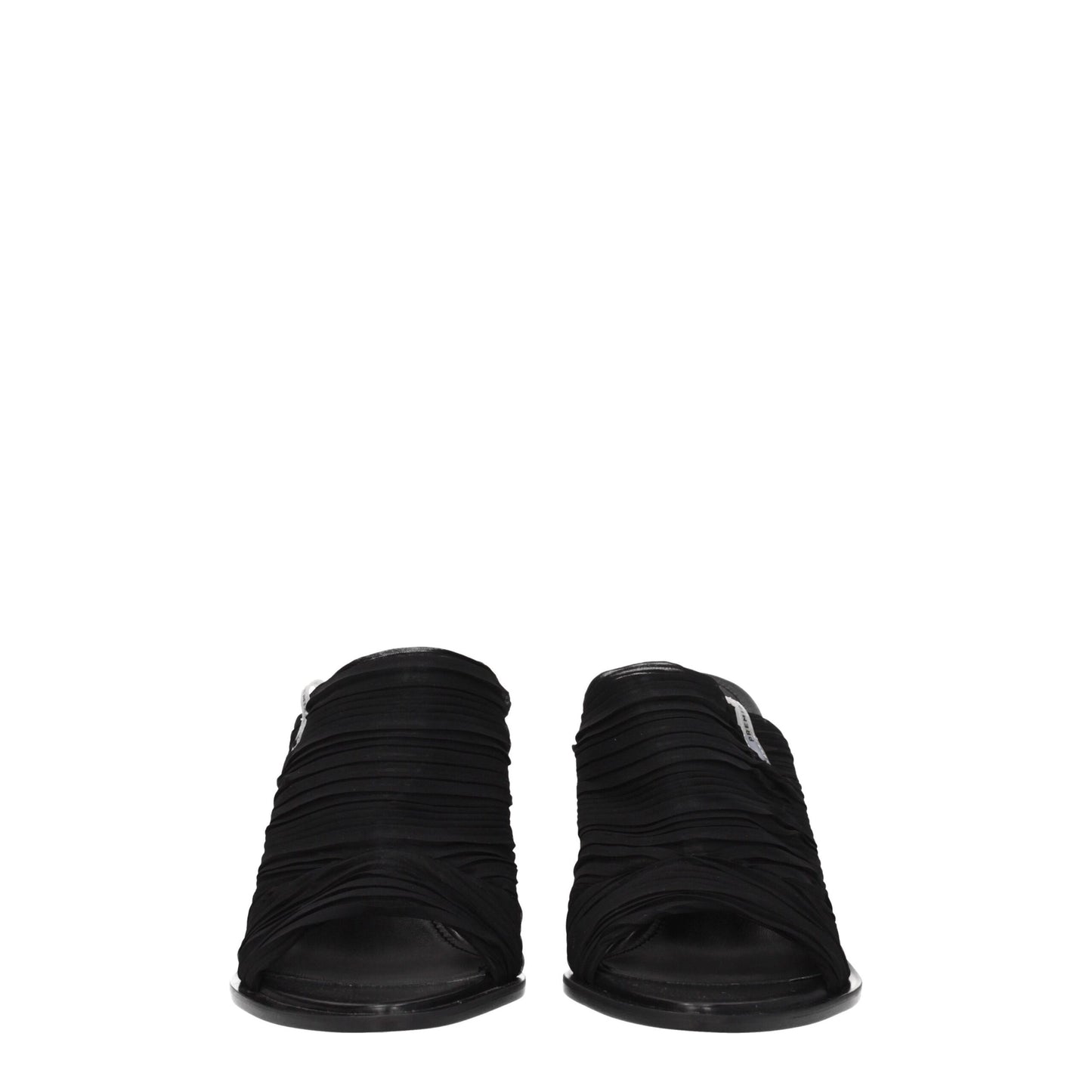 Premiata Black Fabric Sandal