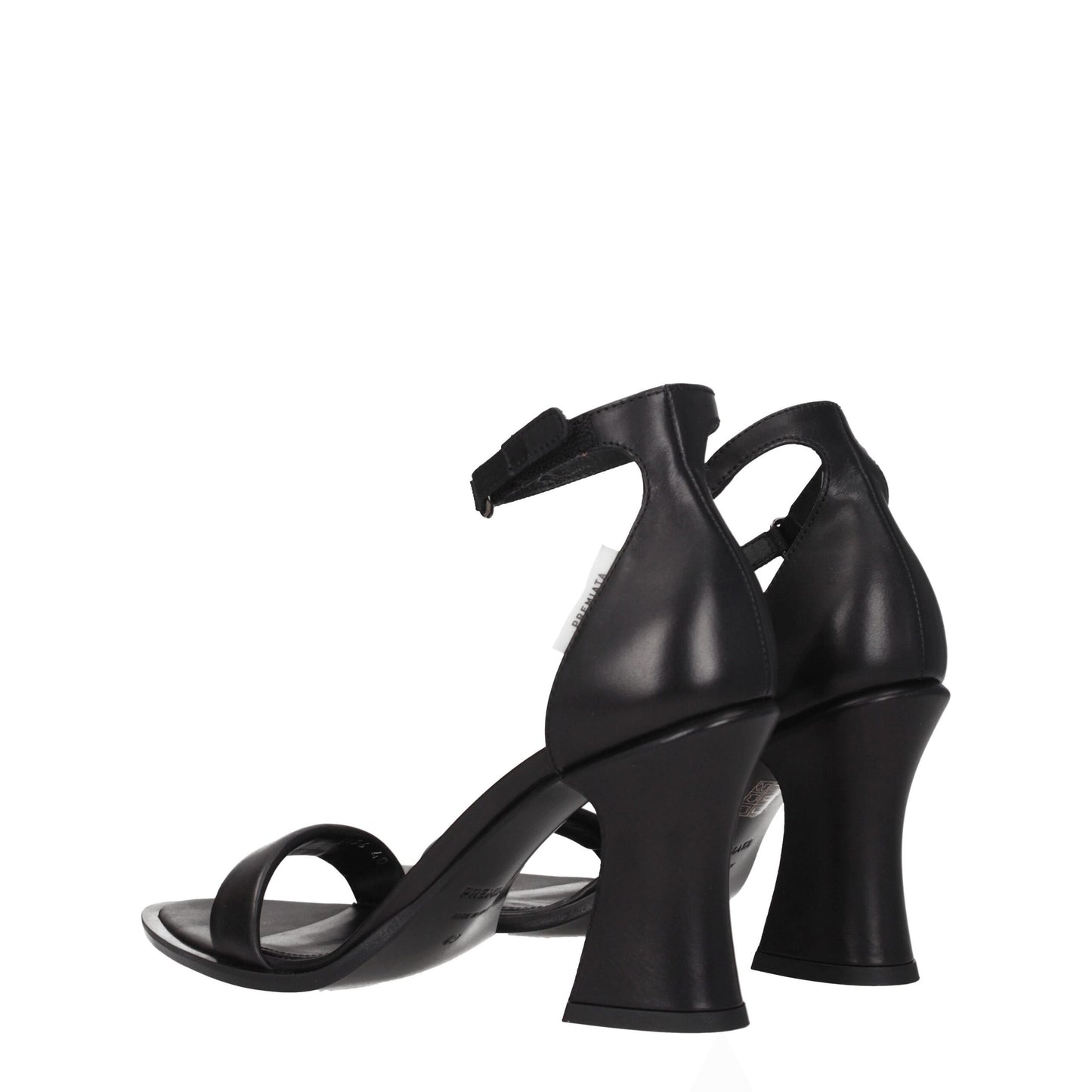 Premiata Black Leather Sandal