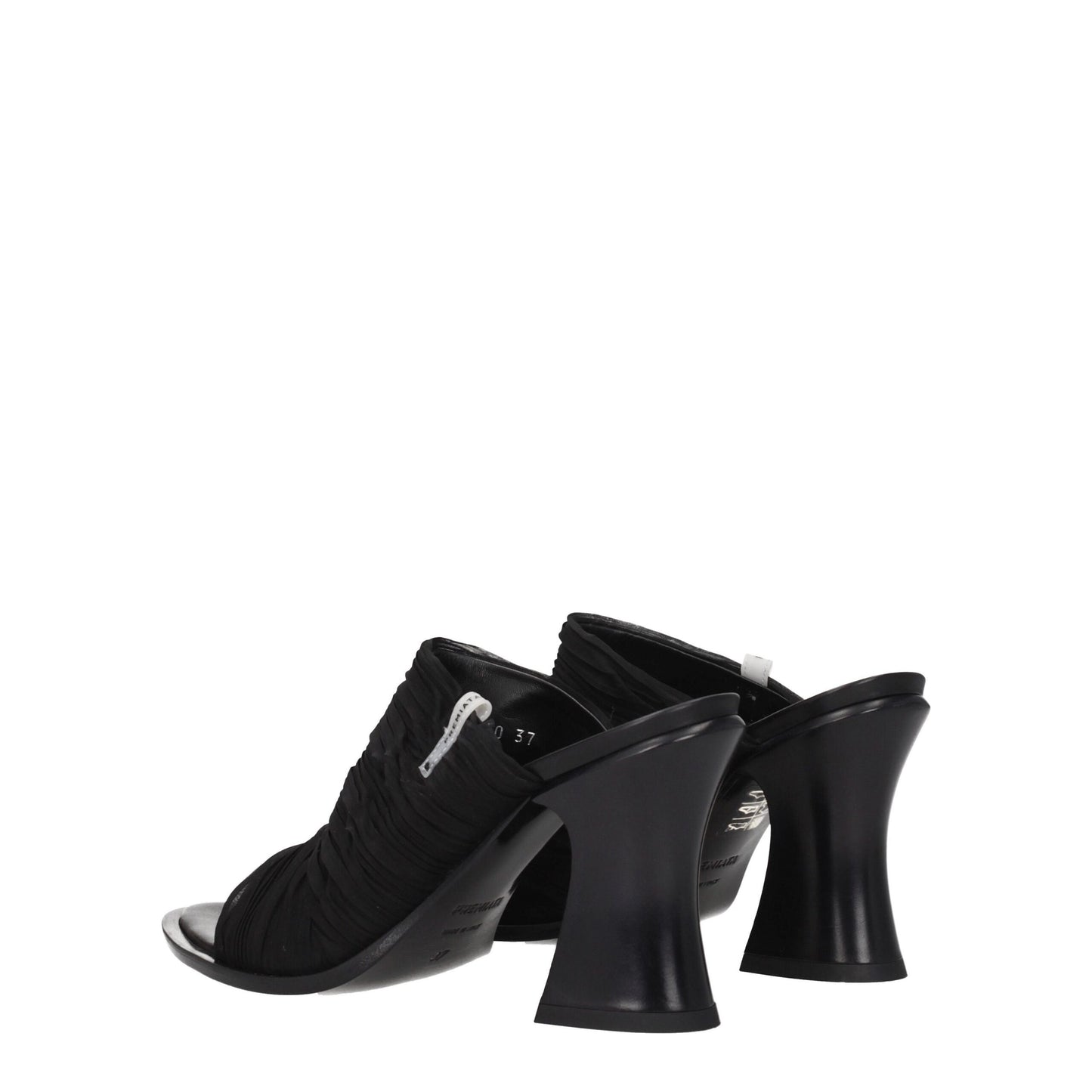 Premiata Black Fabric Sandal