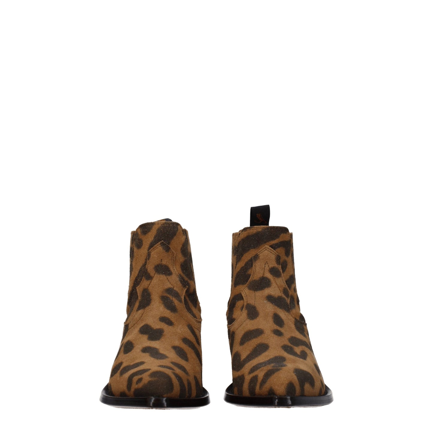 Sonora Beige Leather Ankle Boots