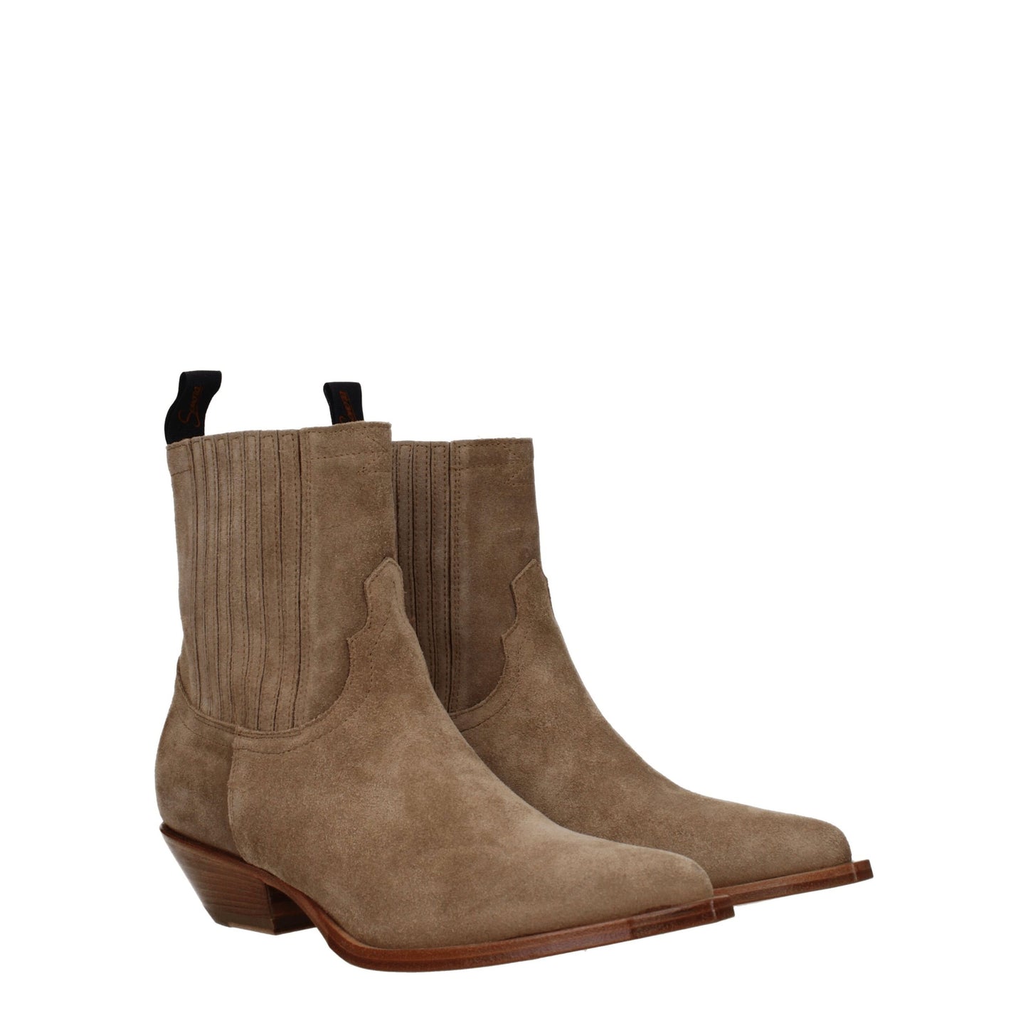 Sonora Brown Leather Ankle Boots
