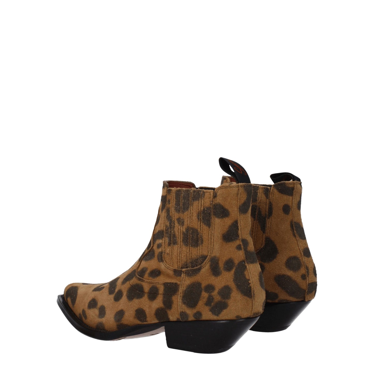 Sonora Beige Leather Ankle Boots