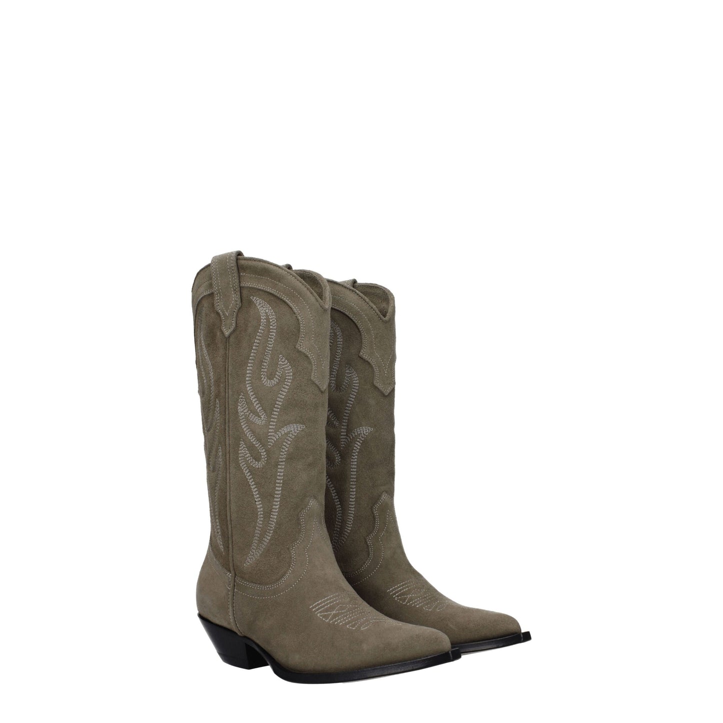 Sonora Green Leather Boots