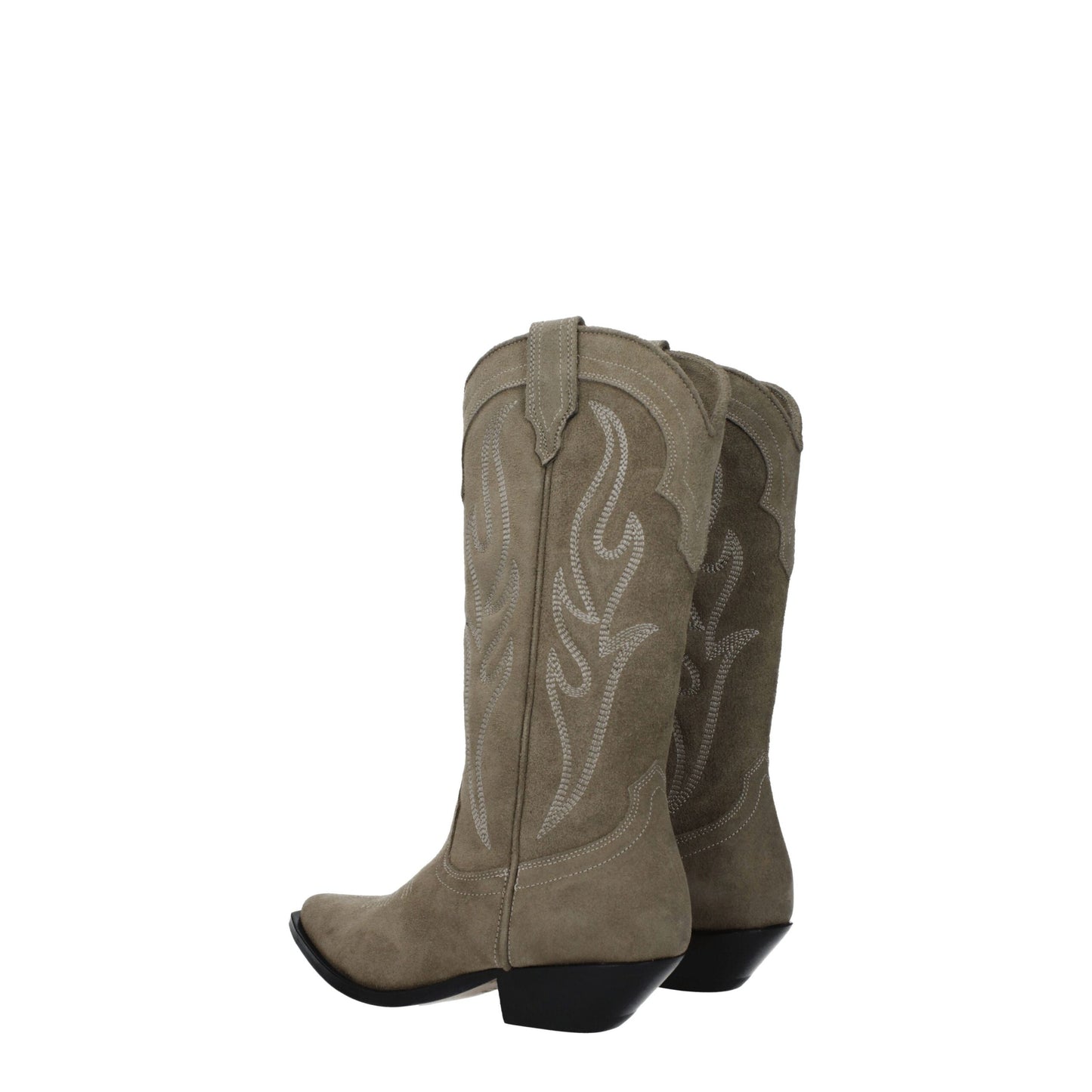 Sonora Green Leather Boots