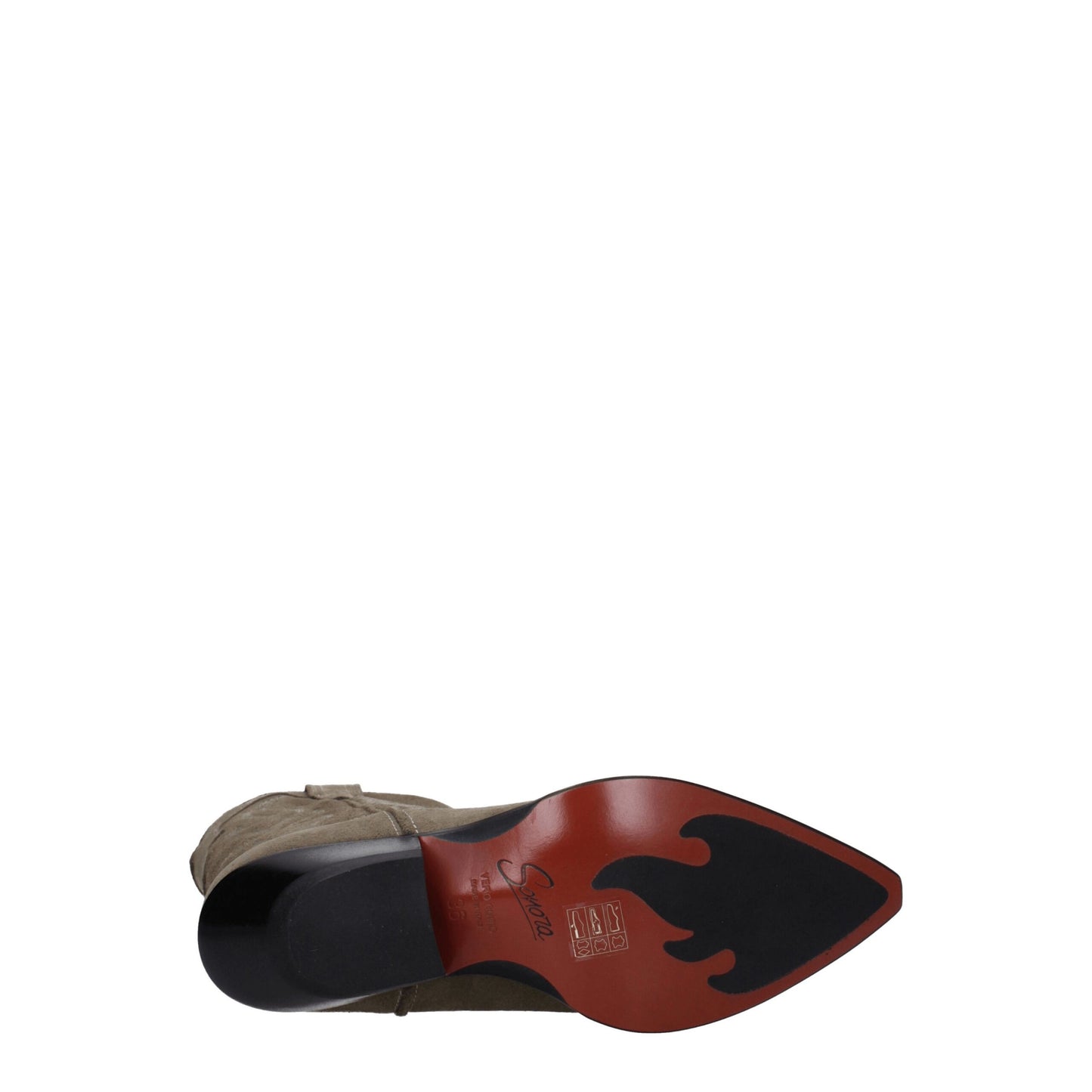 Sonora Green Leather Boots
