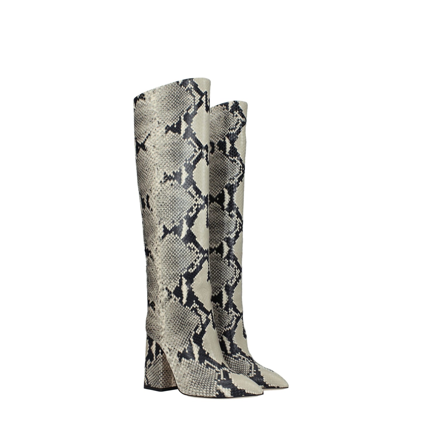 Paris Texas Beige Leather Over The Knee