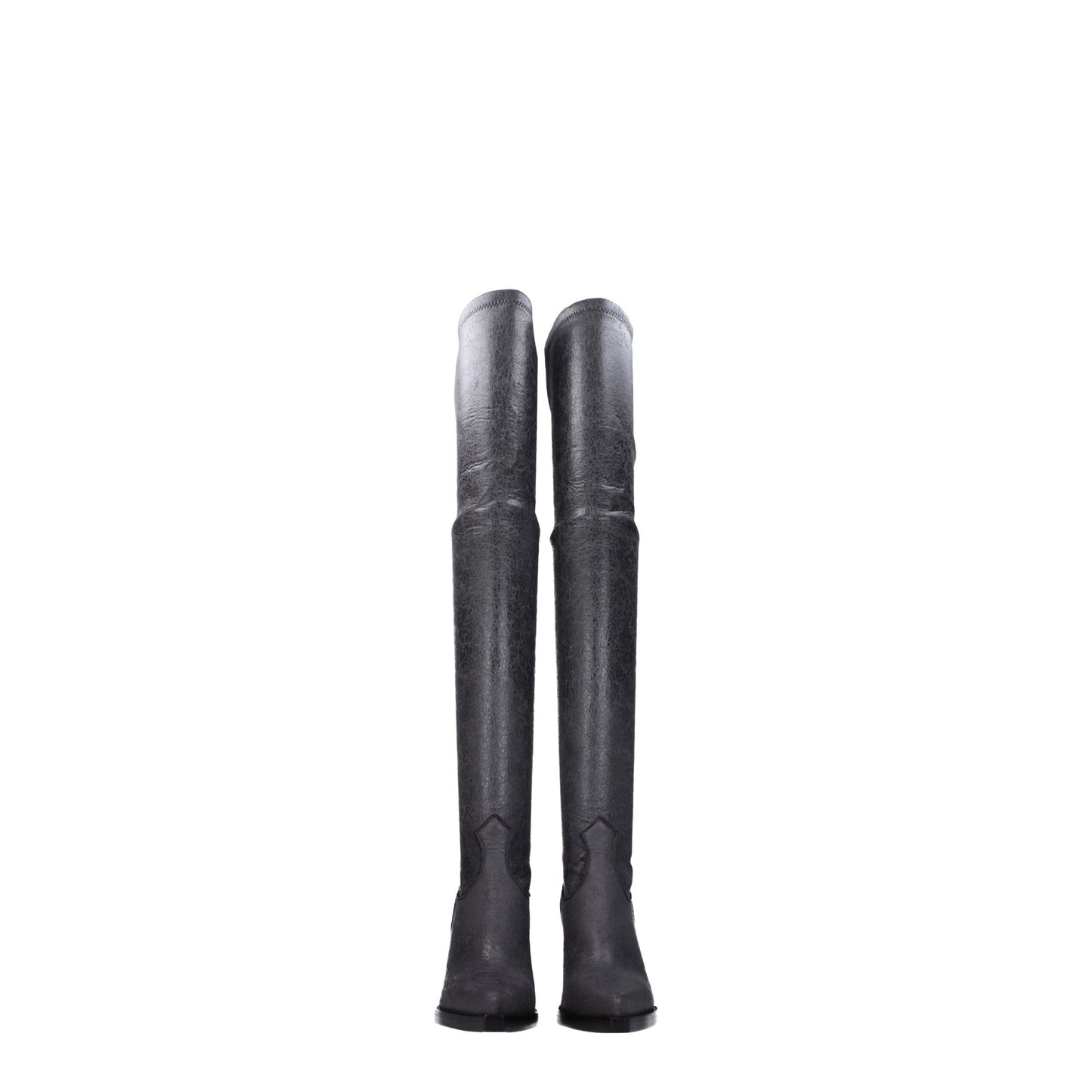 Paris Texas Black Leather Over The Knee
