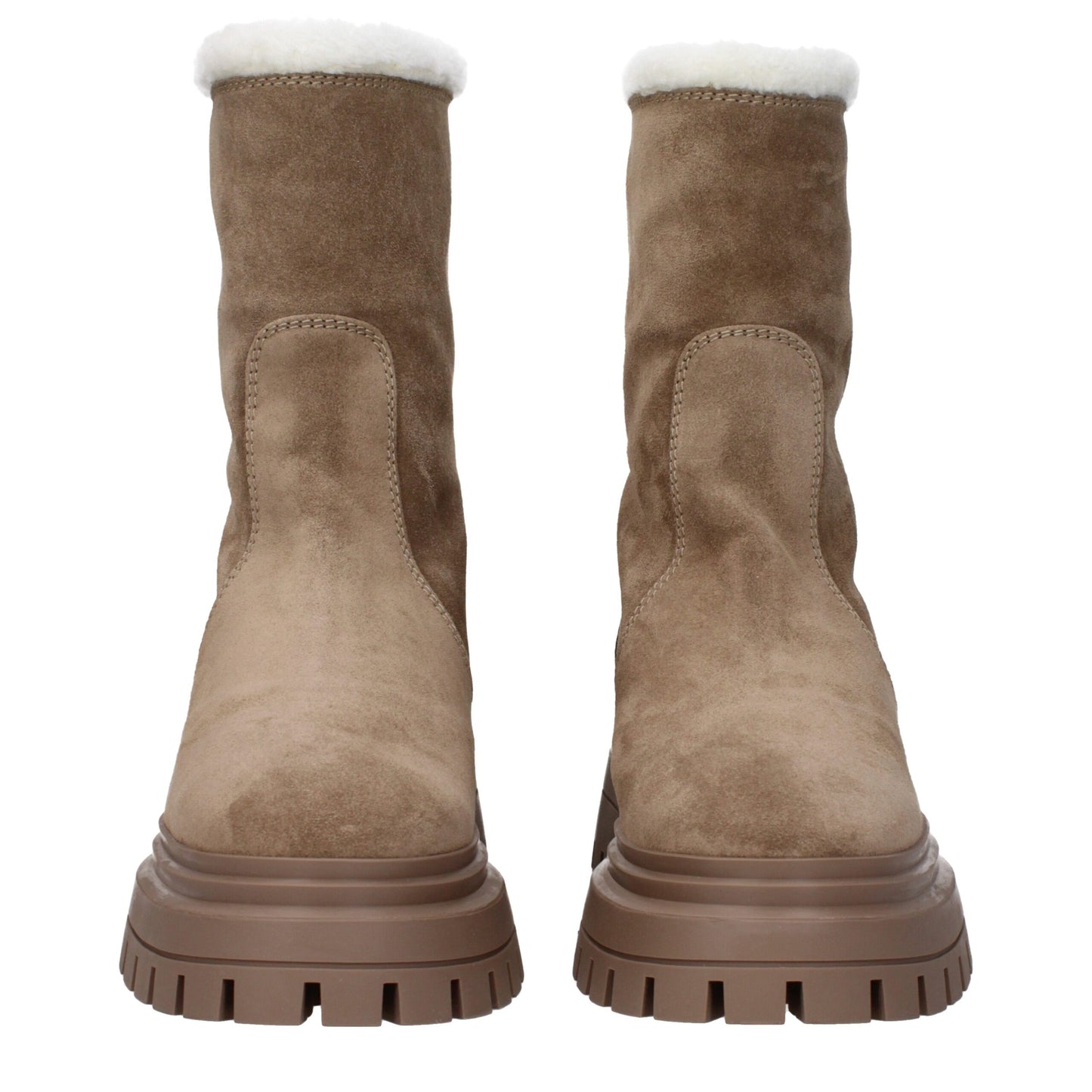 Stuart Weitzman Beige Leather Ankle Boots