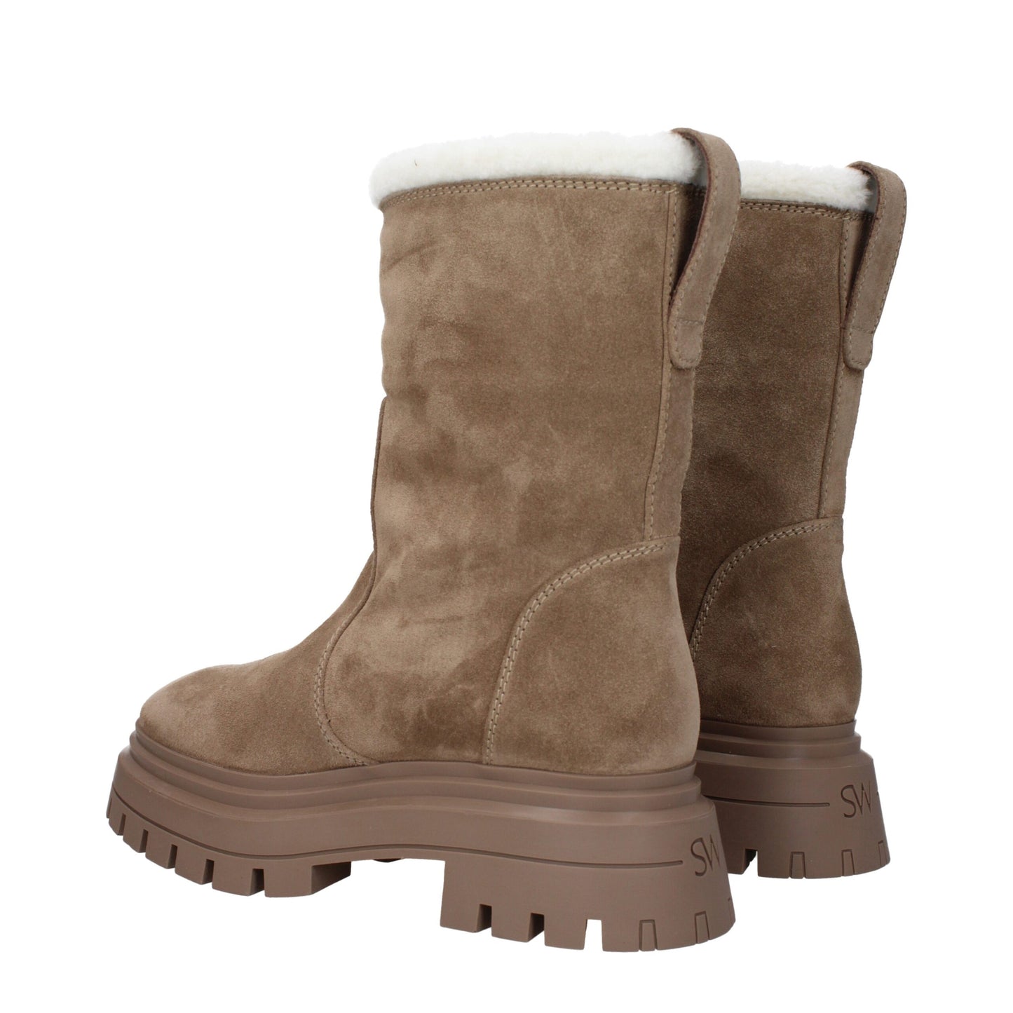 Stuart Weitzman Beige Leather Ankle Boots