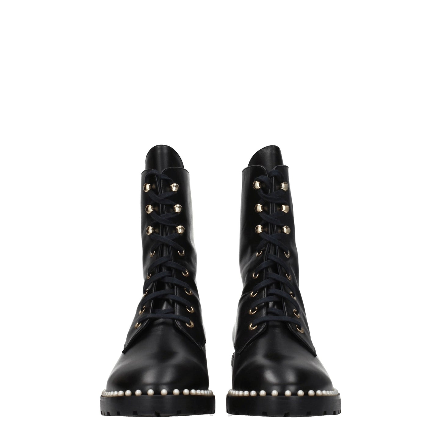 Stuart Weitzman Black Leather Ankle Boots