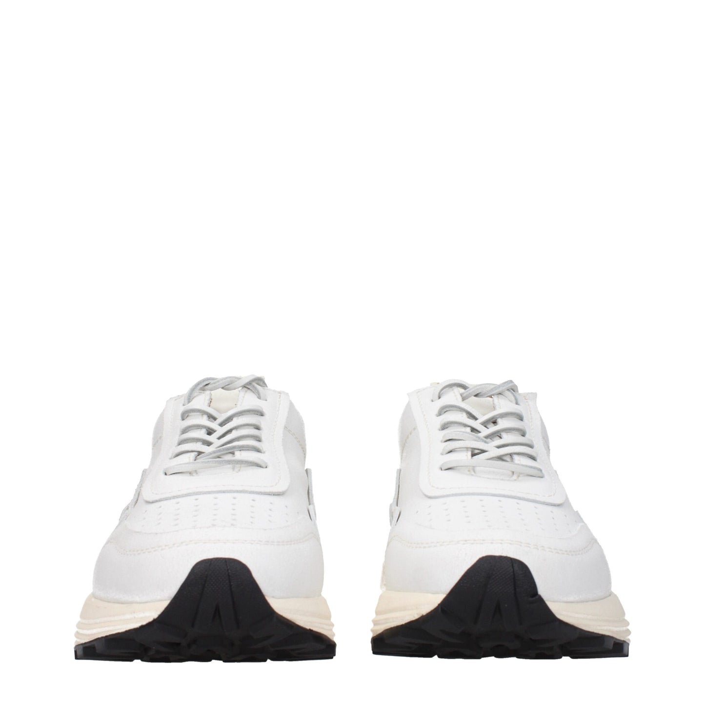 Buttero White Leather Sneakers