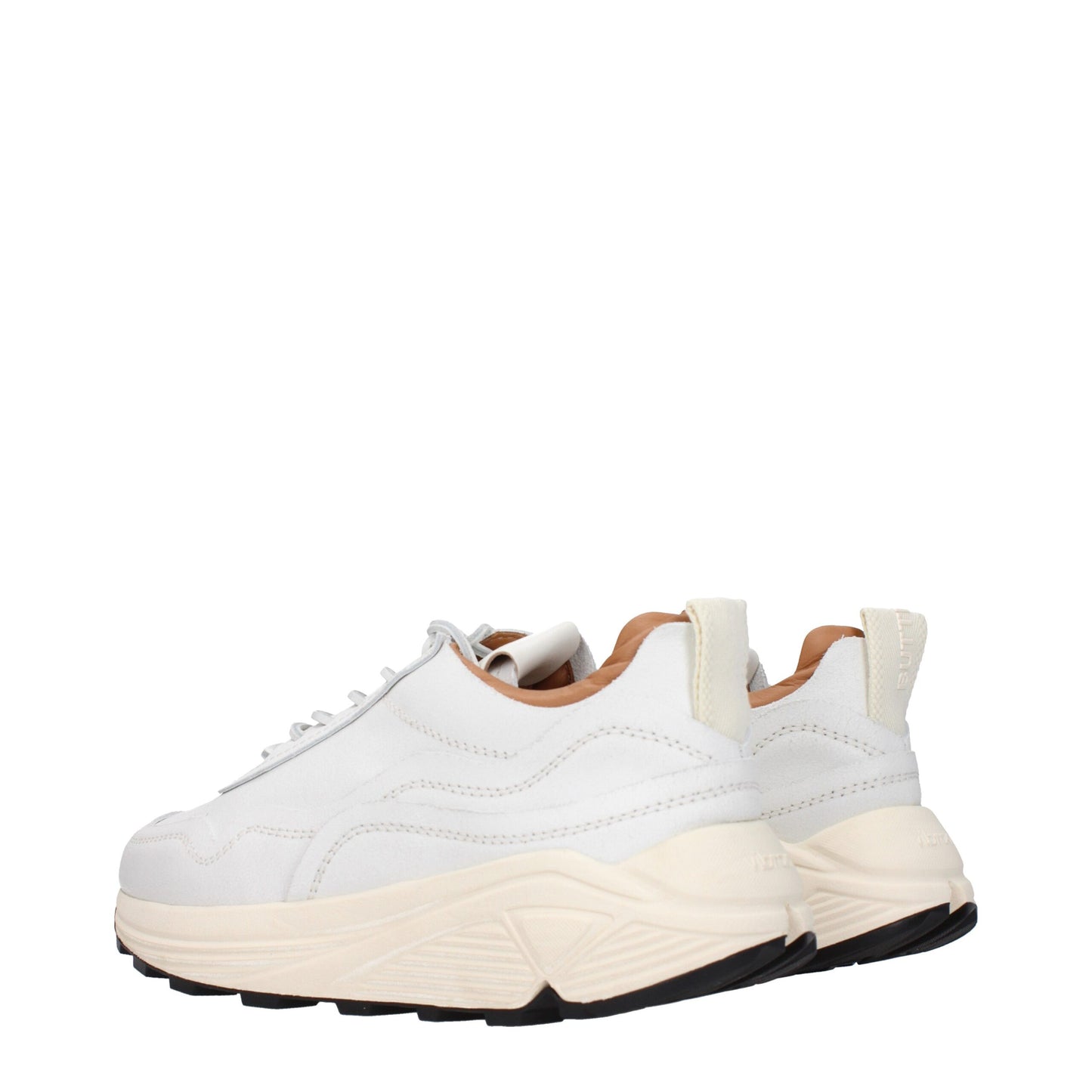 Buttero White Leather Sneakers