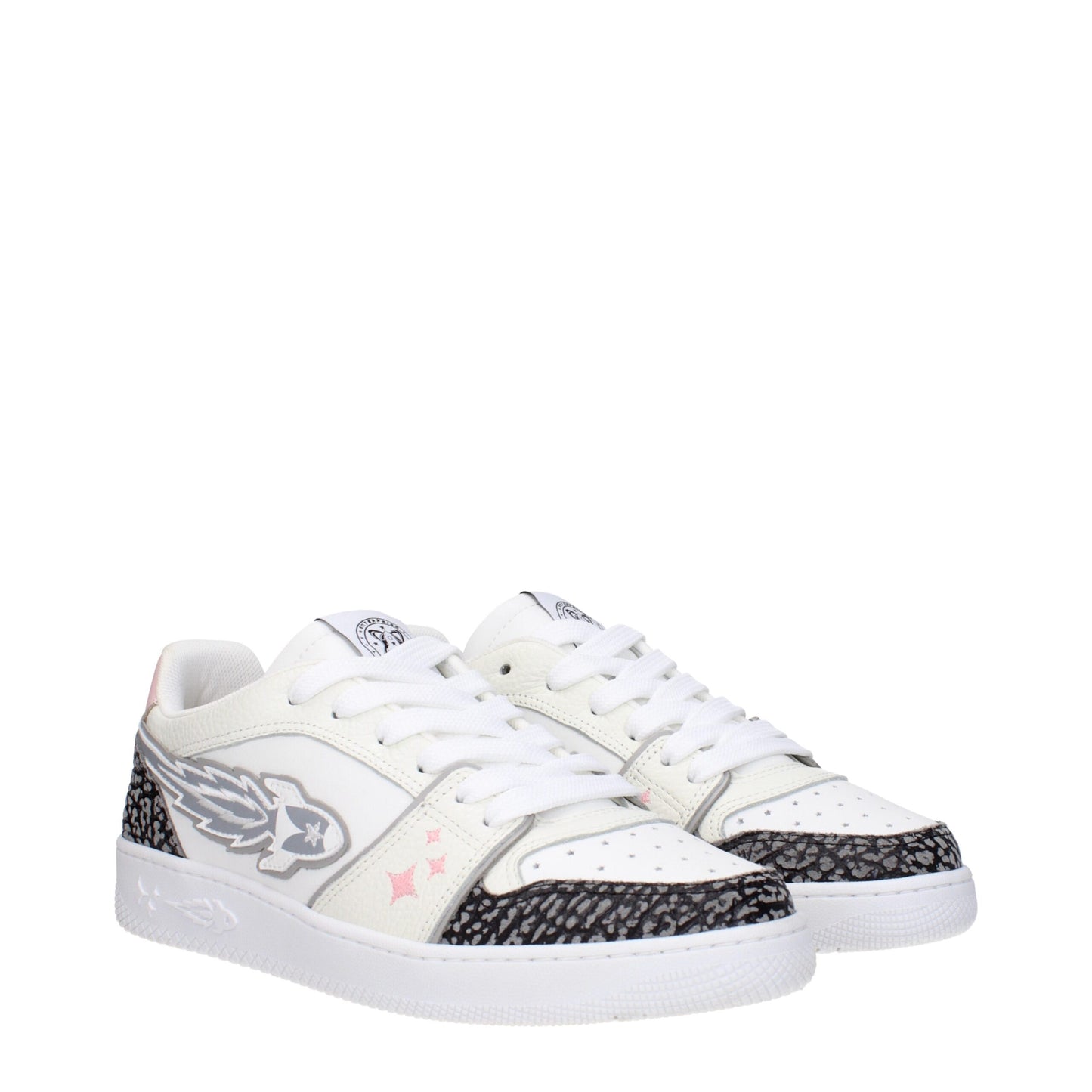 Enterprise Japan White Leather Sneakers