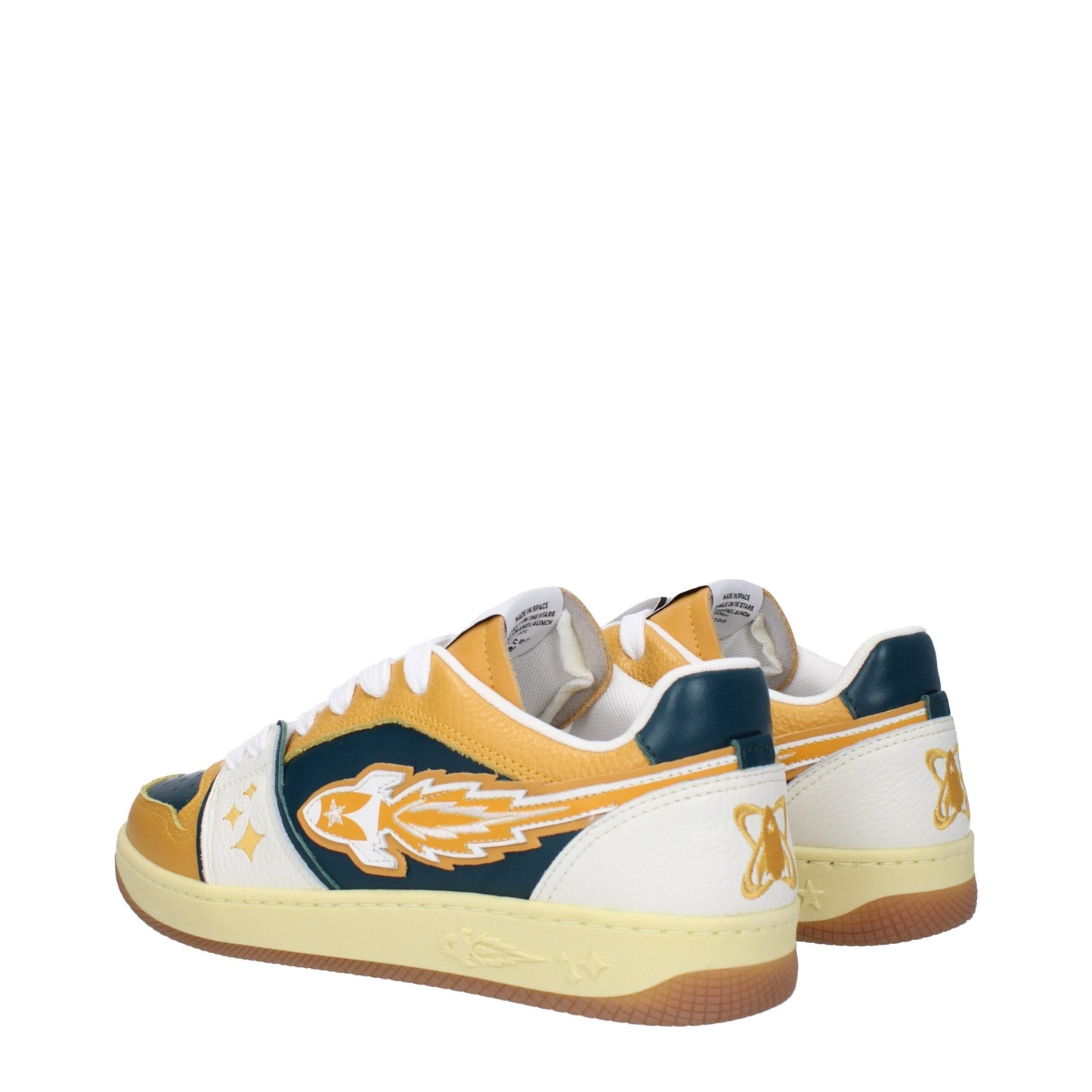 Enterprise Japan Green Leather Sneakers