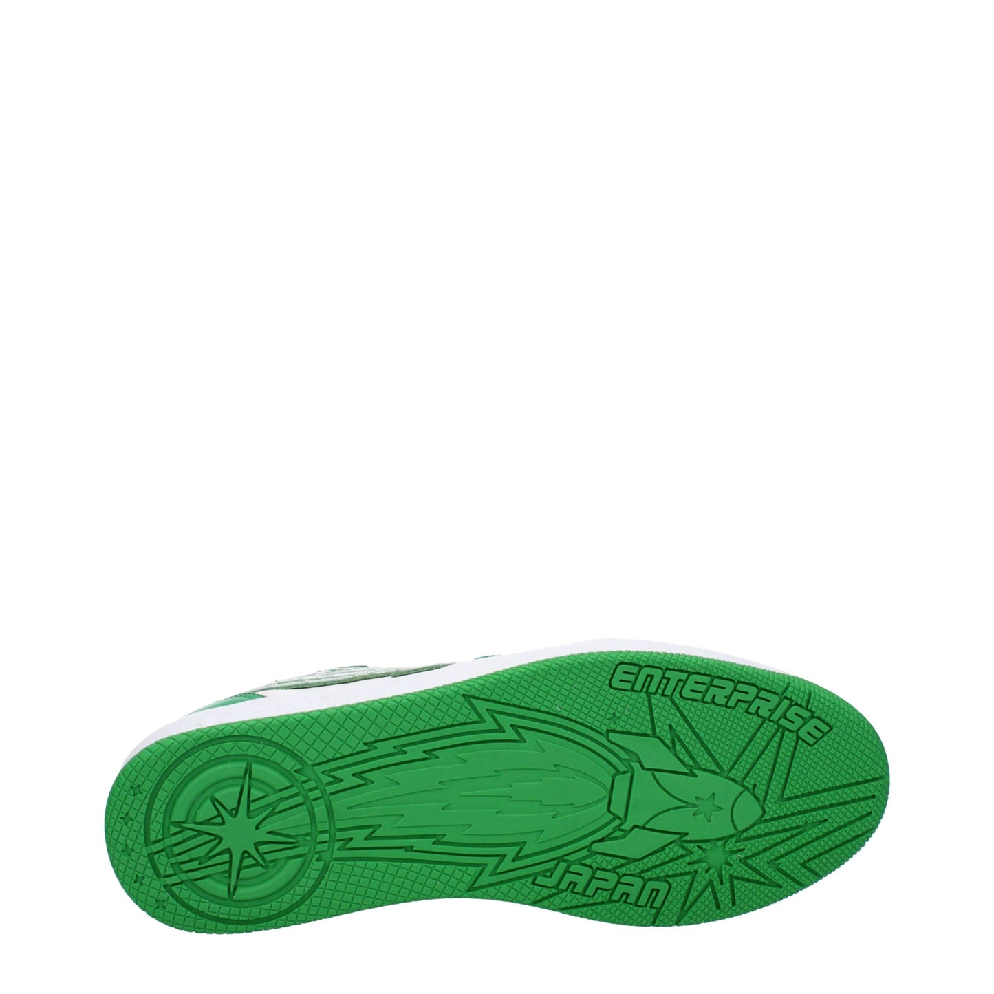 Enterprise Japan Green Leather Sneakers