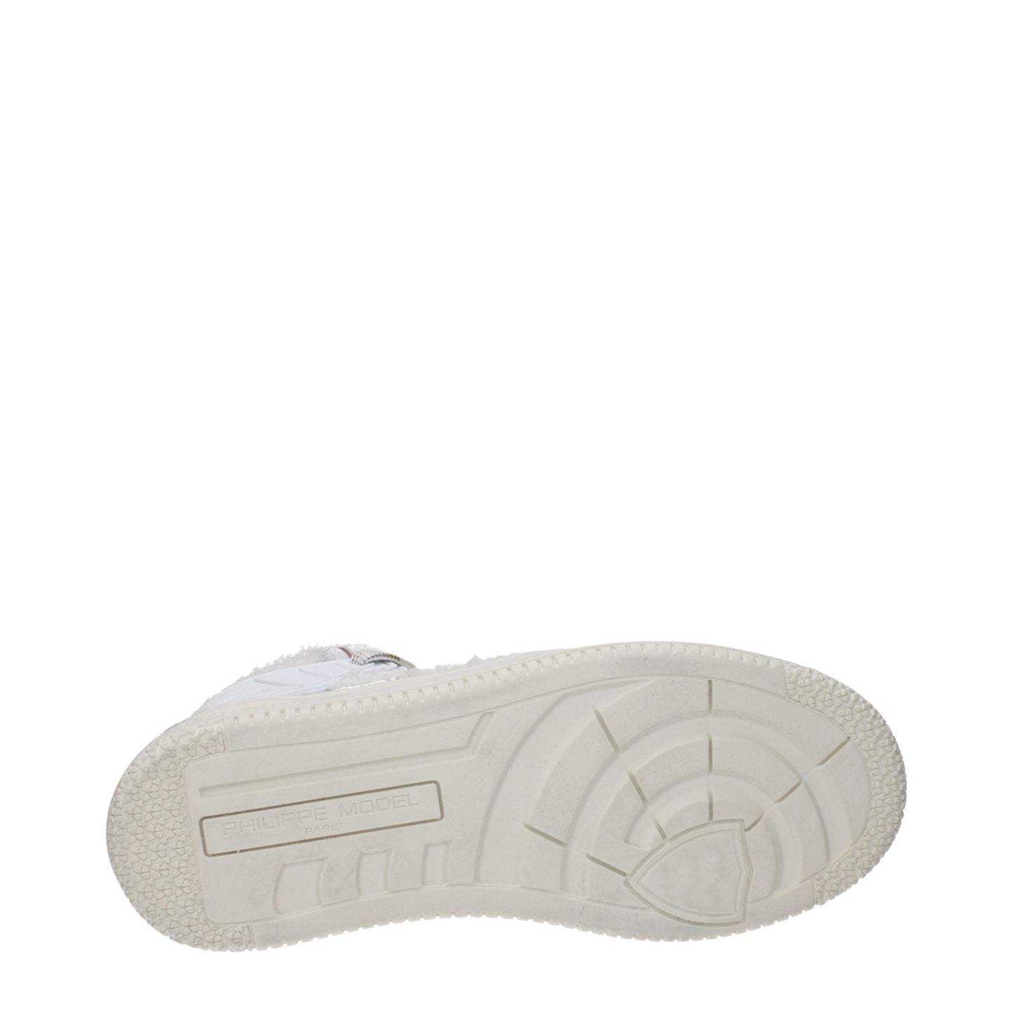 Philippe Model Gray Leather High Tops
