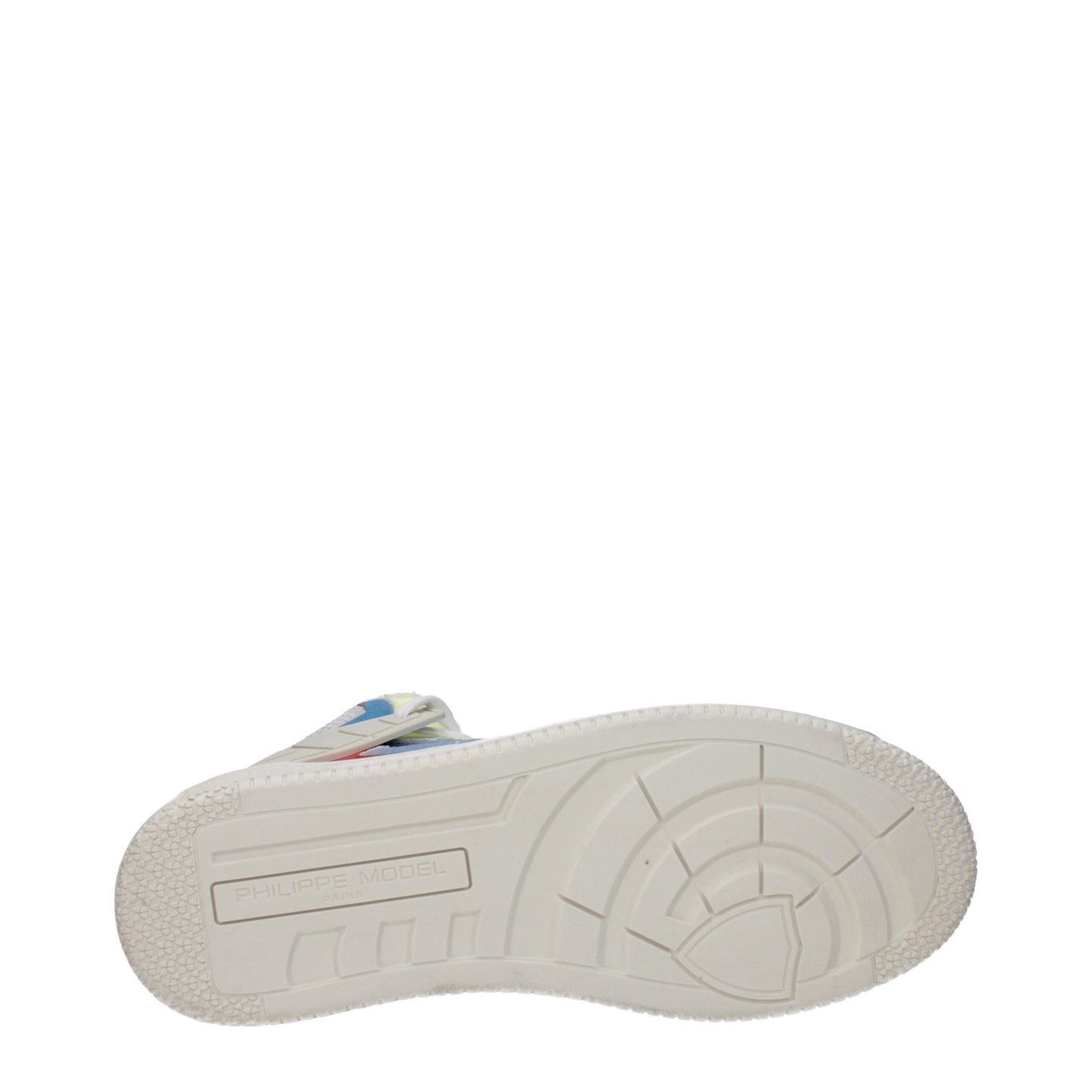 Philippe Model White Fabric Sneakers