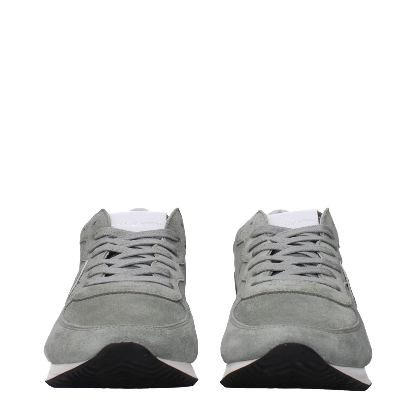 Philippe Model Green Leather Sneakers