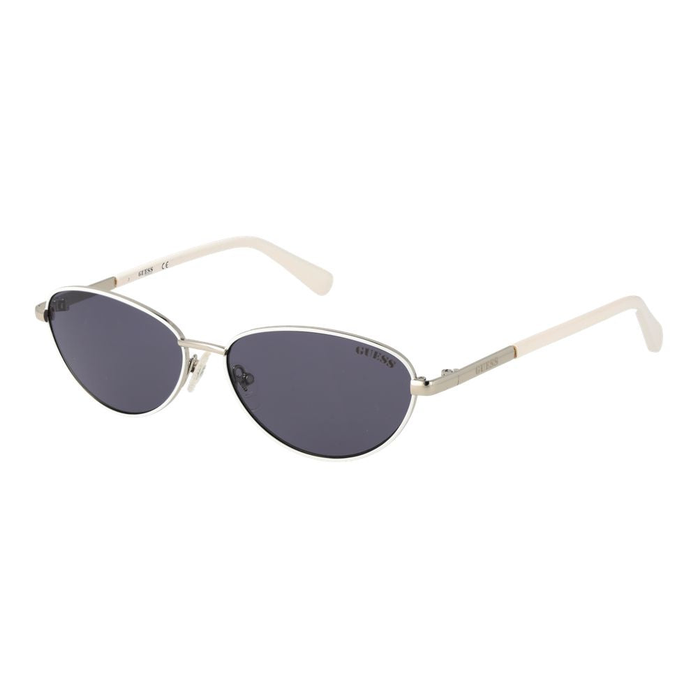 Guess White Unisex Sunglasses