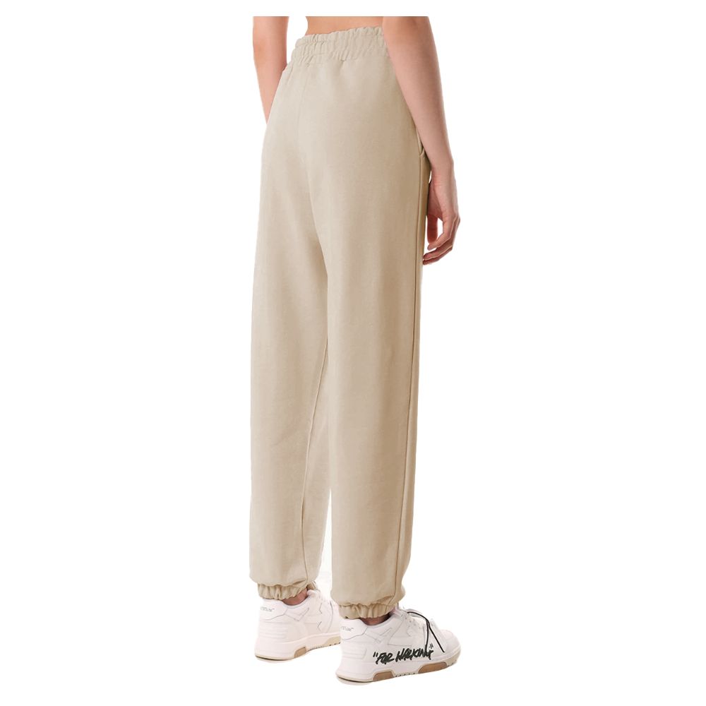 Comme Des Fuckdown Beige Cotton Jeans & Pant