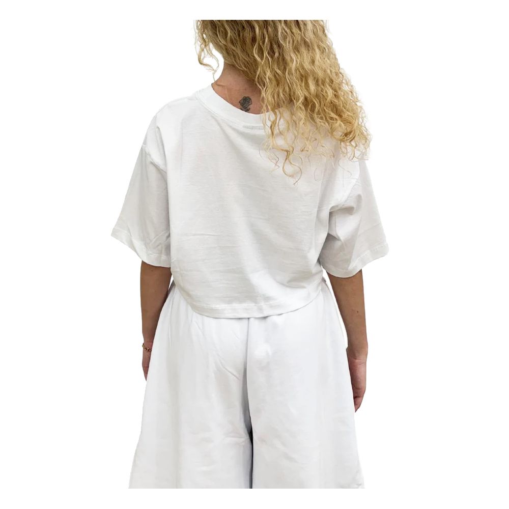 Comme Des Fuckdown White Cotton Tops & T-Shirt