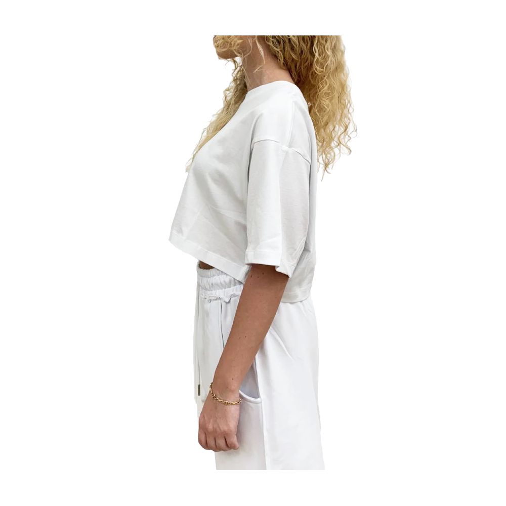 Comme Des Fuckdown White Cotton Tops & T-Shirt