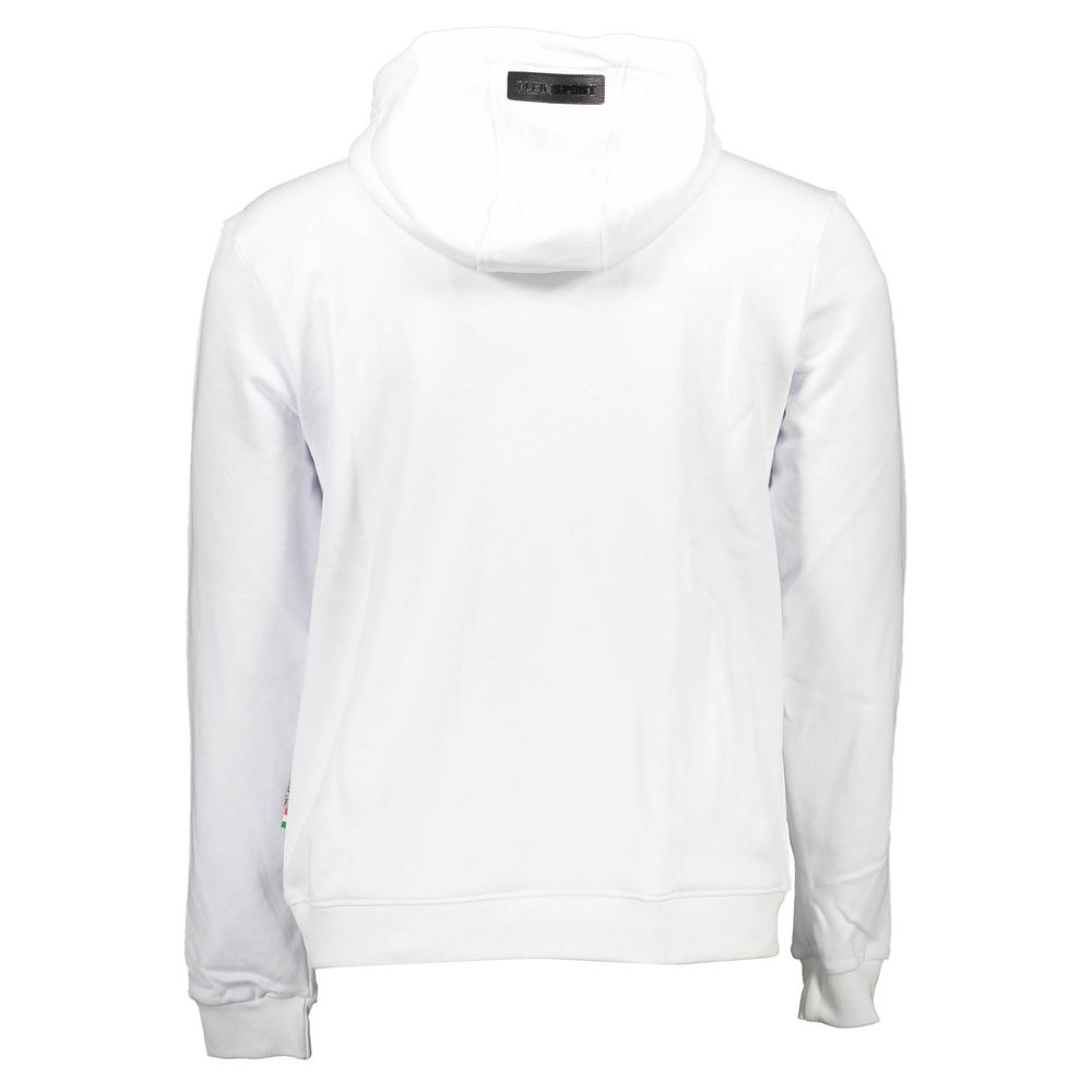 Plein Sport White Cotton Sweater