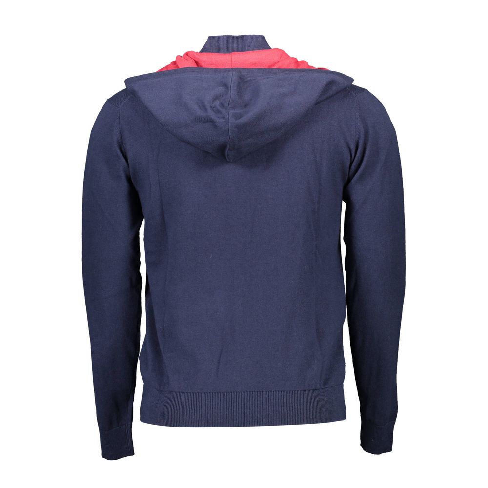 U.S. POLO ASSN. Modri bombažni pulover