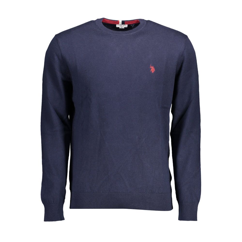 U.S. POLO ASSN. Modri bombažni pulover