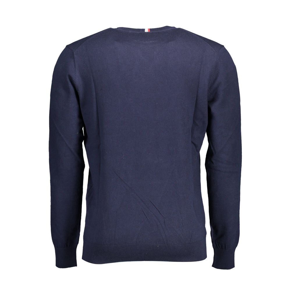 U.S. POLO ASSN. Modri bombažni pulover