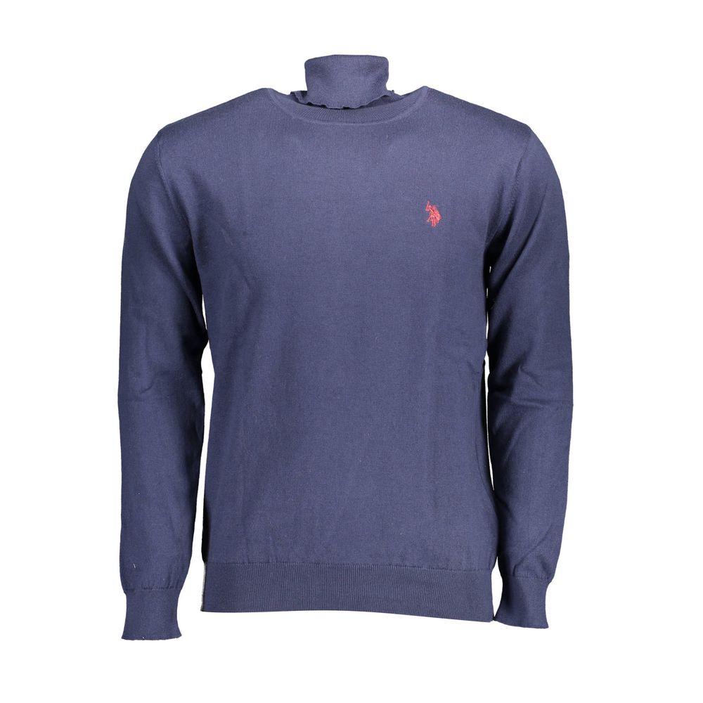 U.S. POLO ASSN. Modri bombažni pulover